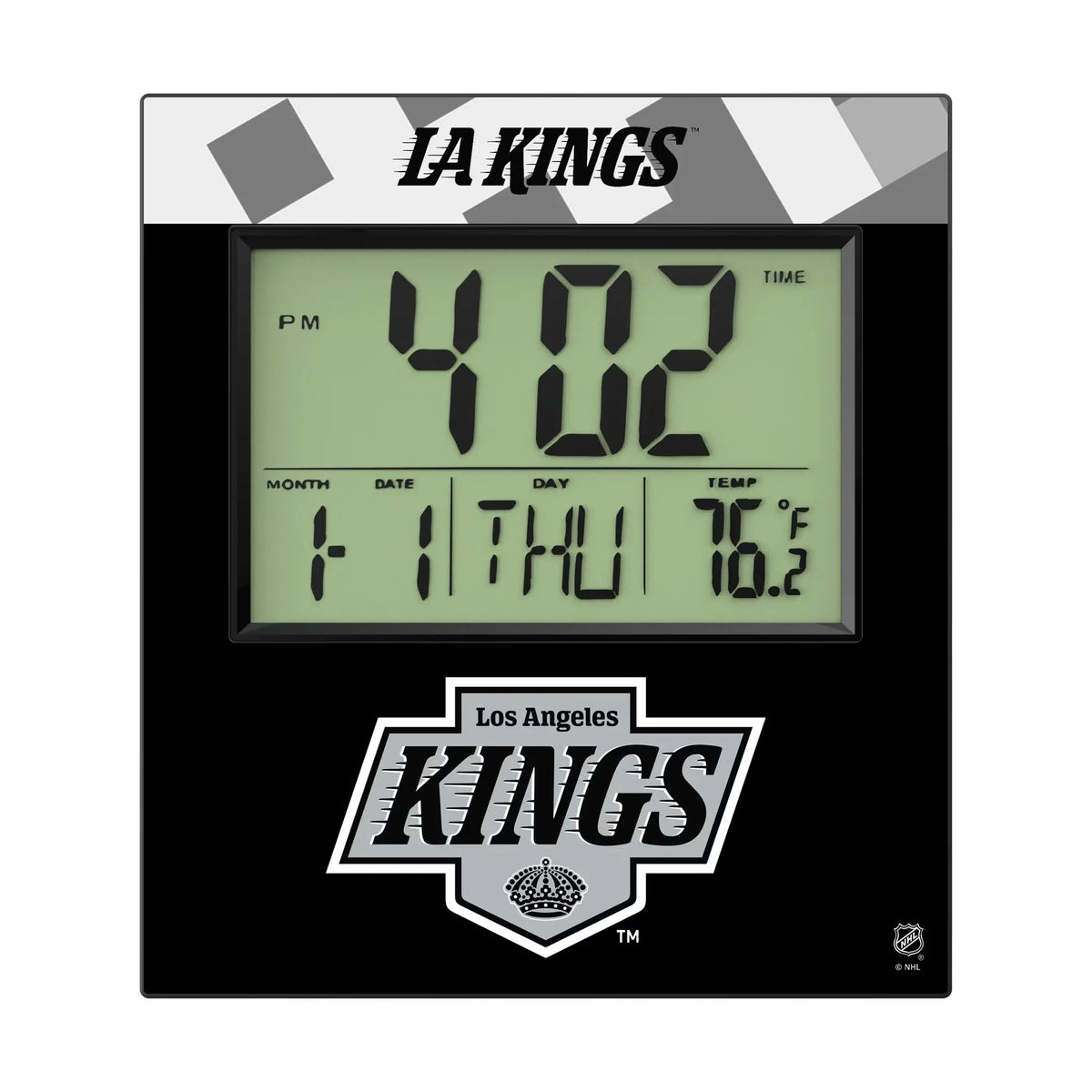 LA Kings Color Block Wall Clock