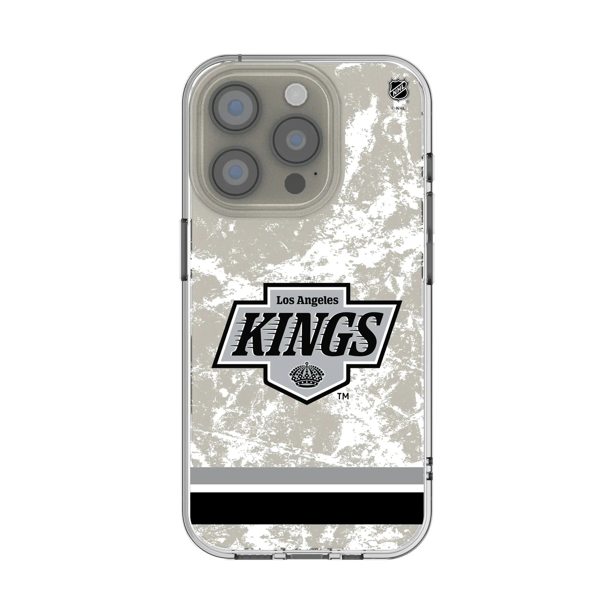 LA Kings Ice Stripe iPhone Clear Phone Case for Apple iPhone