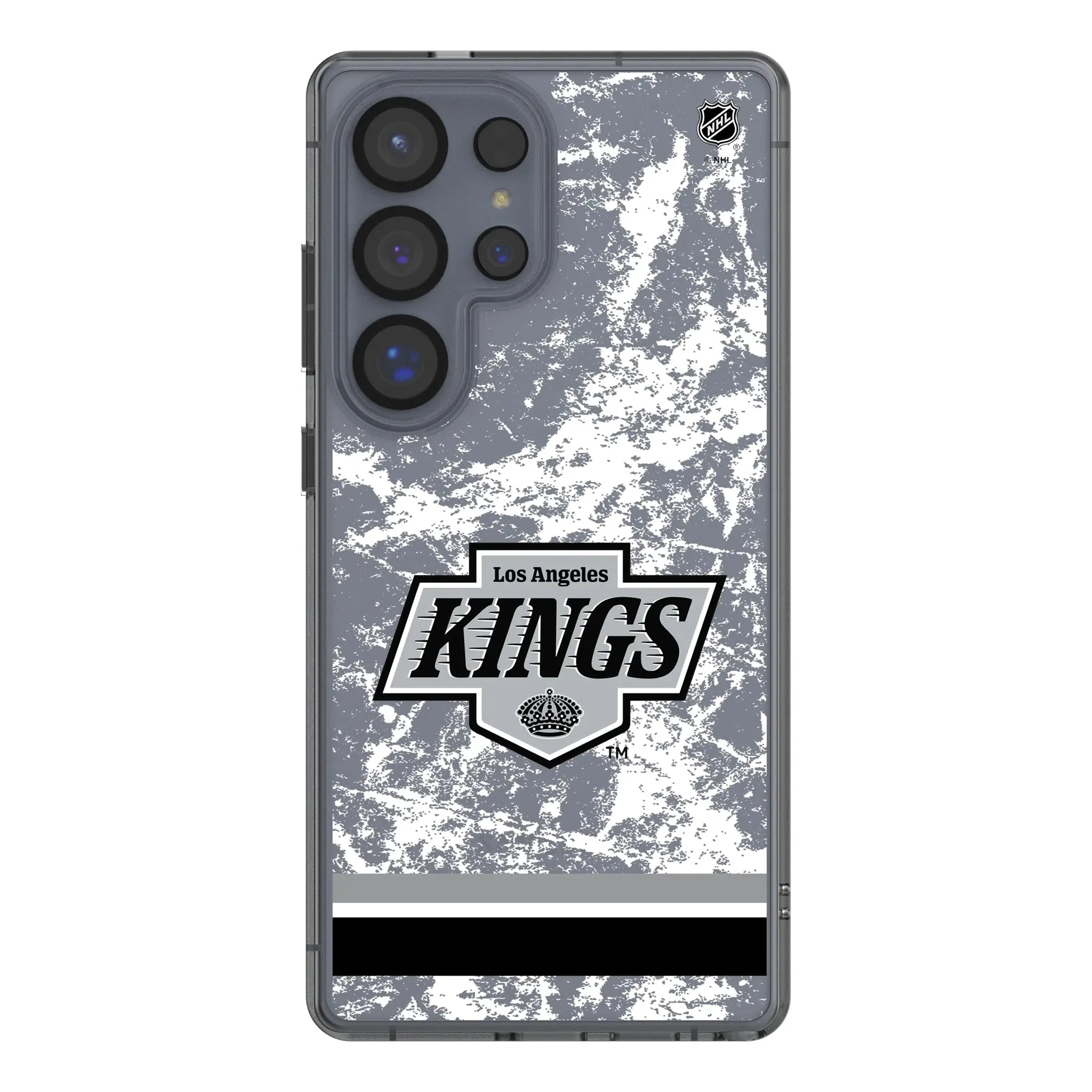 LA Kings Ice Stripe Galaxy Clear Phone Case for Samsung Galaxy#Device_Galaxy S25 Ultra