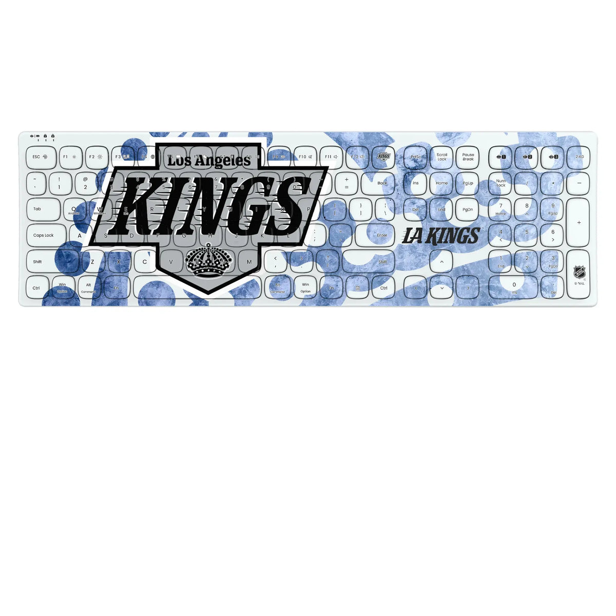 LA Kings Ice Tilt KKB605 Curved Wireless Keyboard