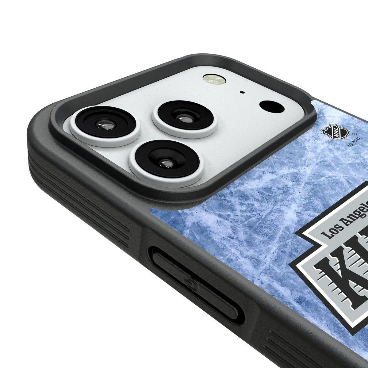 LA Kings Ice Wordmark iPhone Bump Phone Case for Apple iPhone - Detail#Device_iPhone 18 Pro