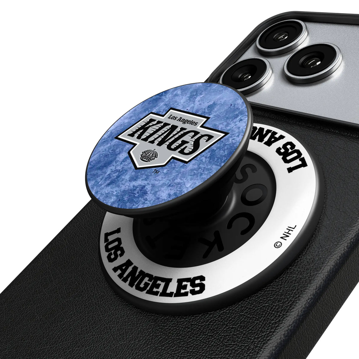 LA Kings Ice Wordmark Popsockets Round Magnetic