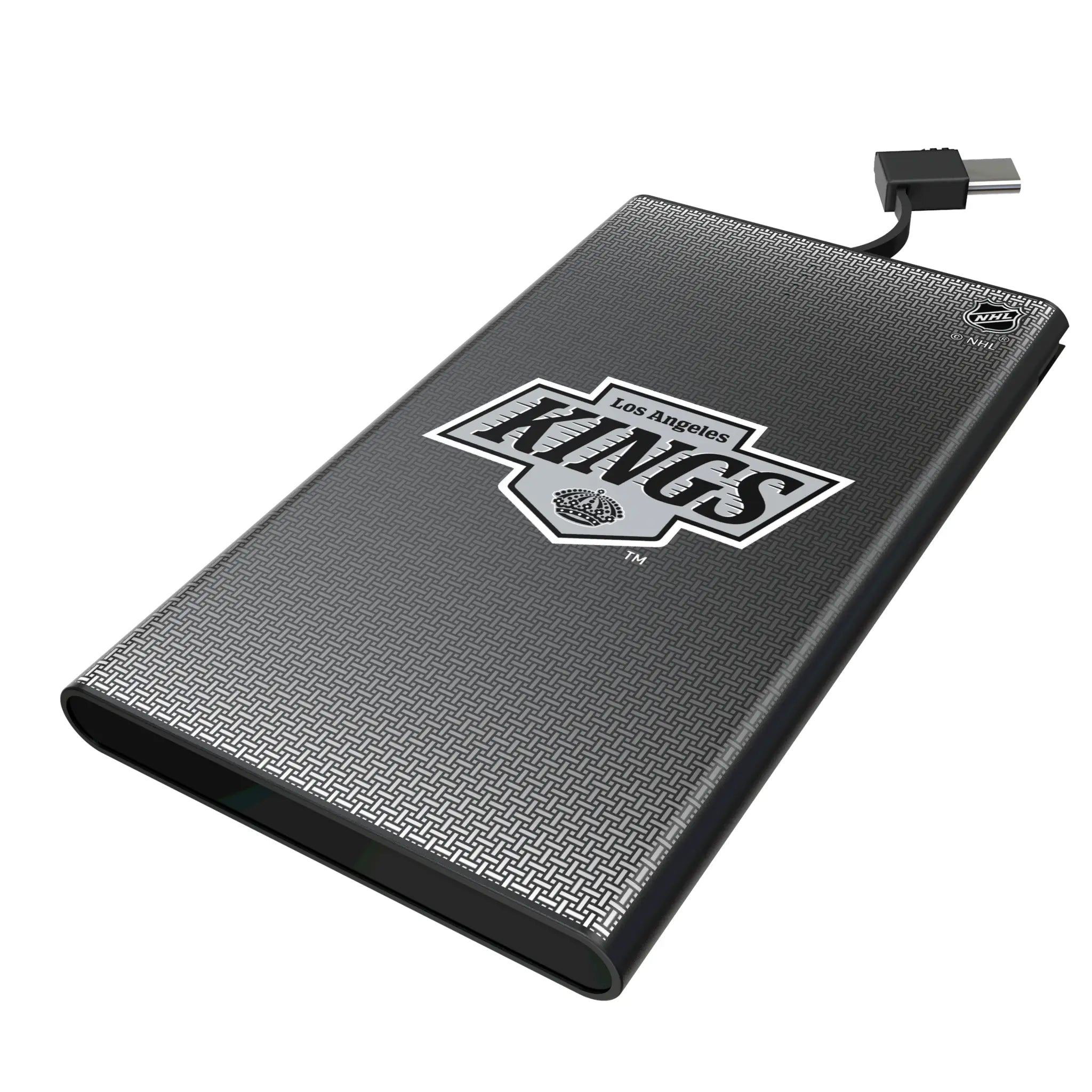 LA Kings Linen 5000mAh Flat Power Bank