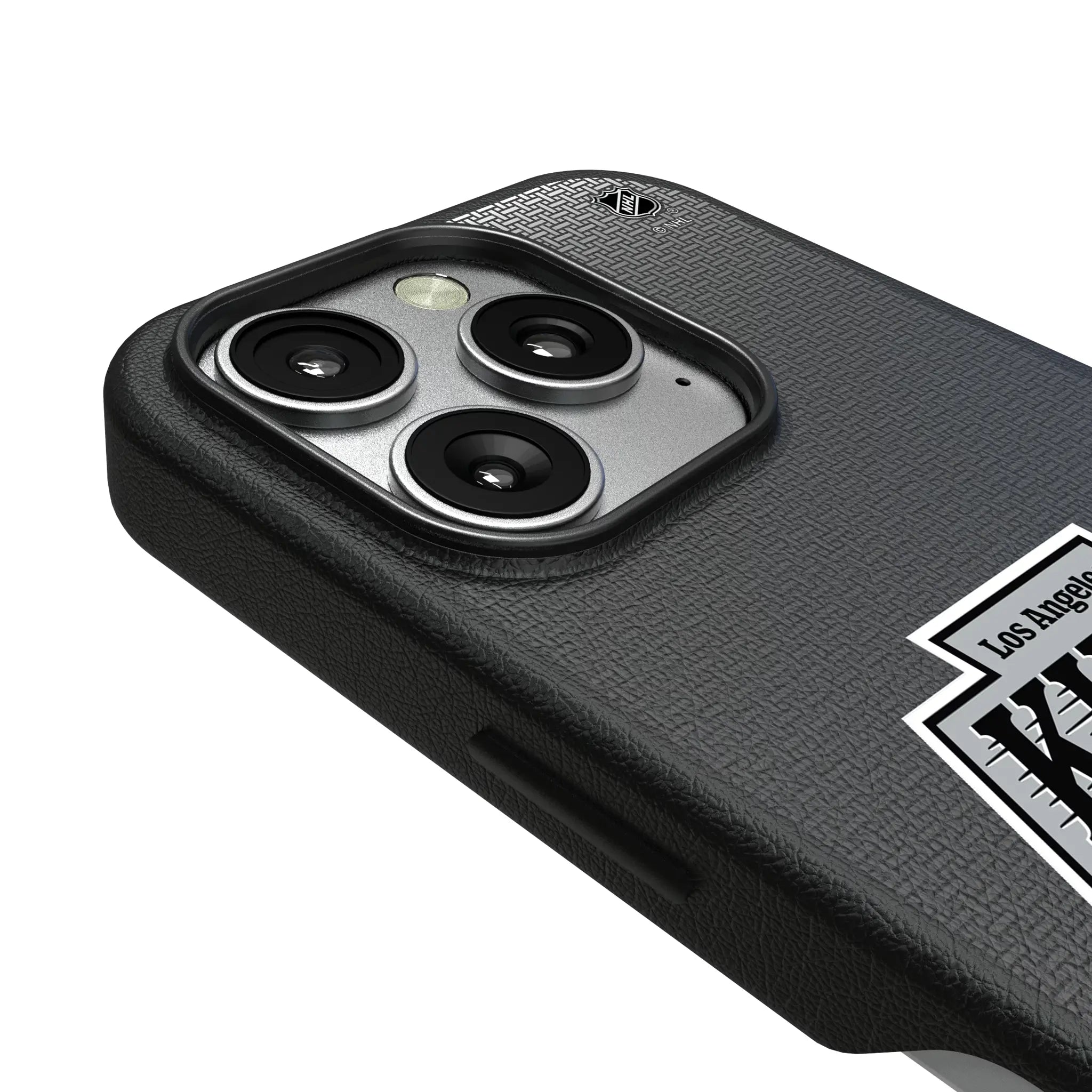 LA Kings Linen iPhone MagSafe Compatible Phone Case for Apple iPhone - Detail