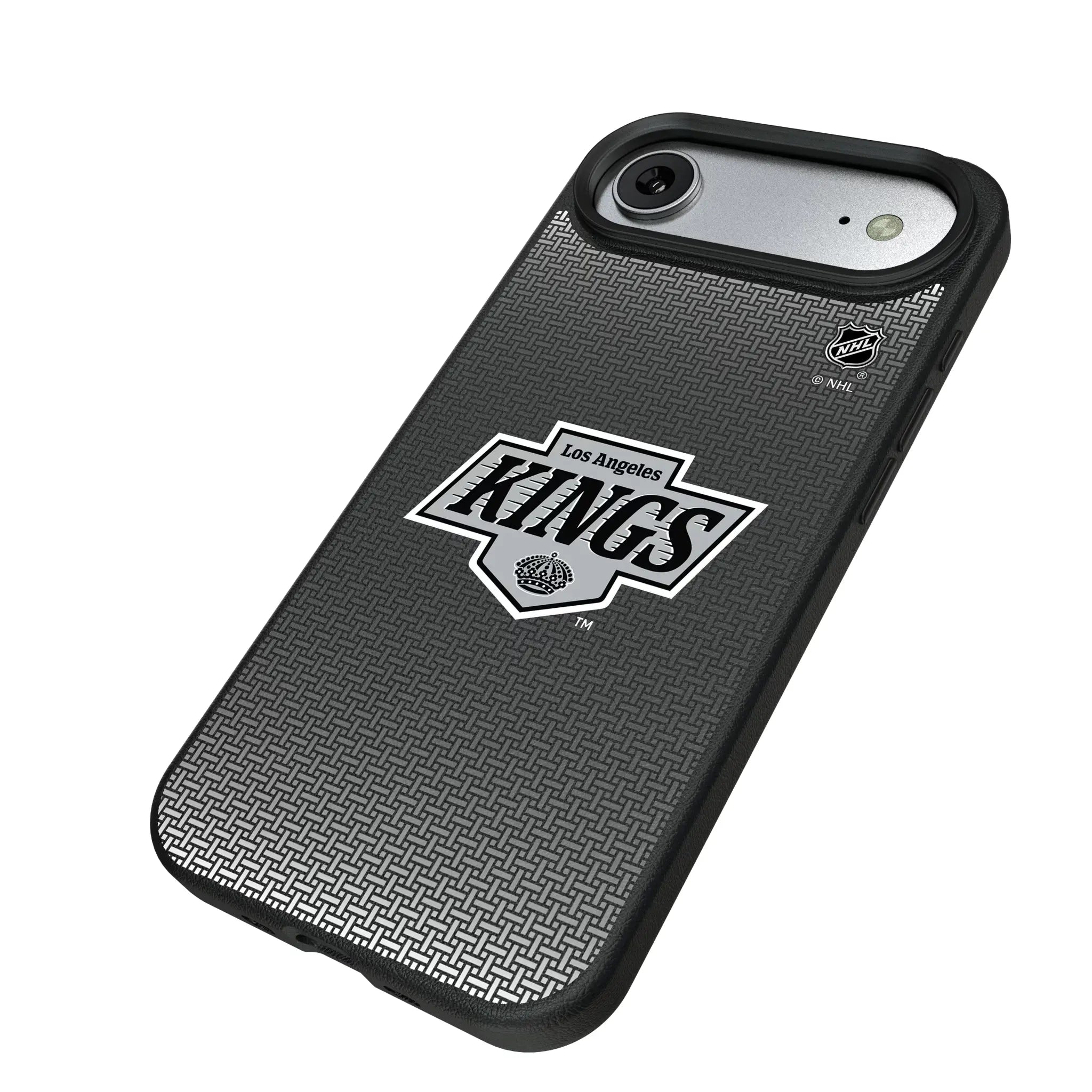 LA Kings Linen iPhone MagSafe Compatible Phone Case for Apple iPhone - Isometric View#Device_iPhone Air