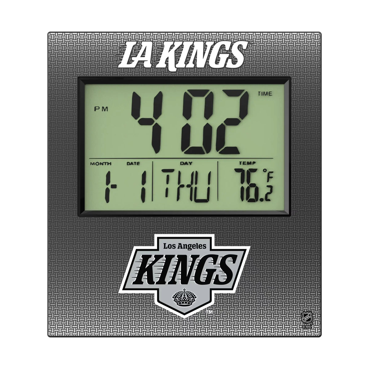 LA Kings Linen Wall Clock