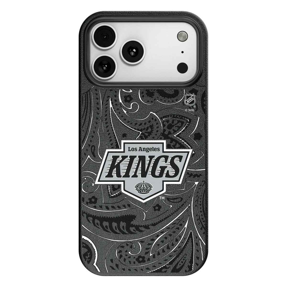 LA Kings Paisley MagSafe Compatible Phone Case for Apple iPhone