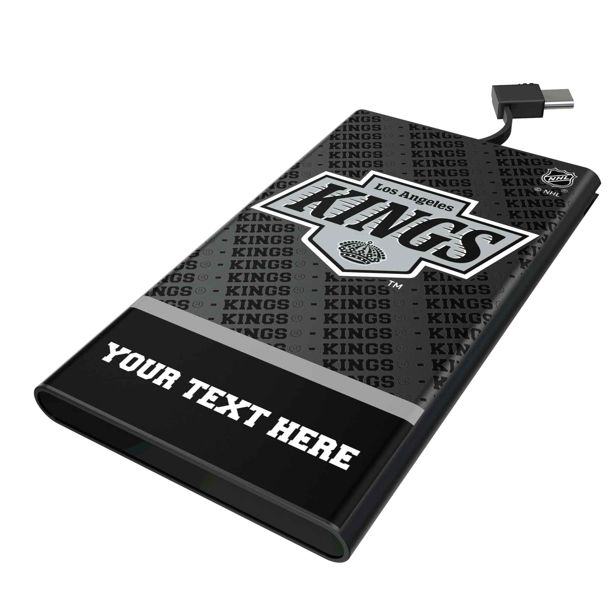 LA Kings Personalized EndZone Plus 5000mAh Flat Powerbank