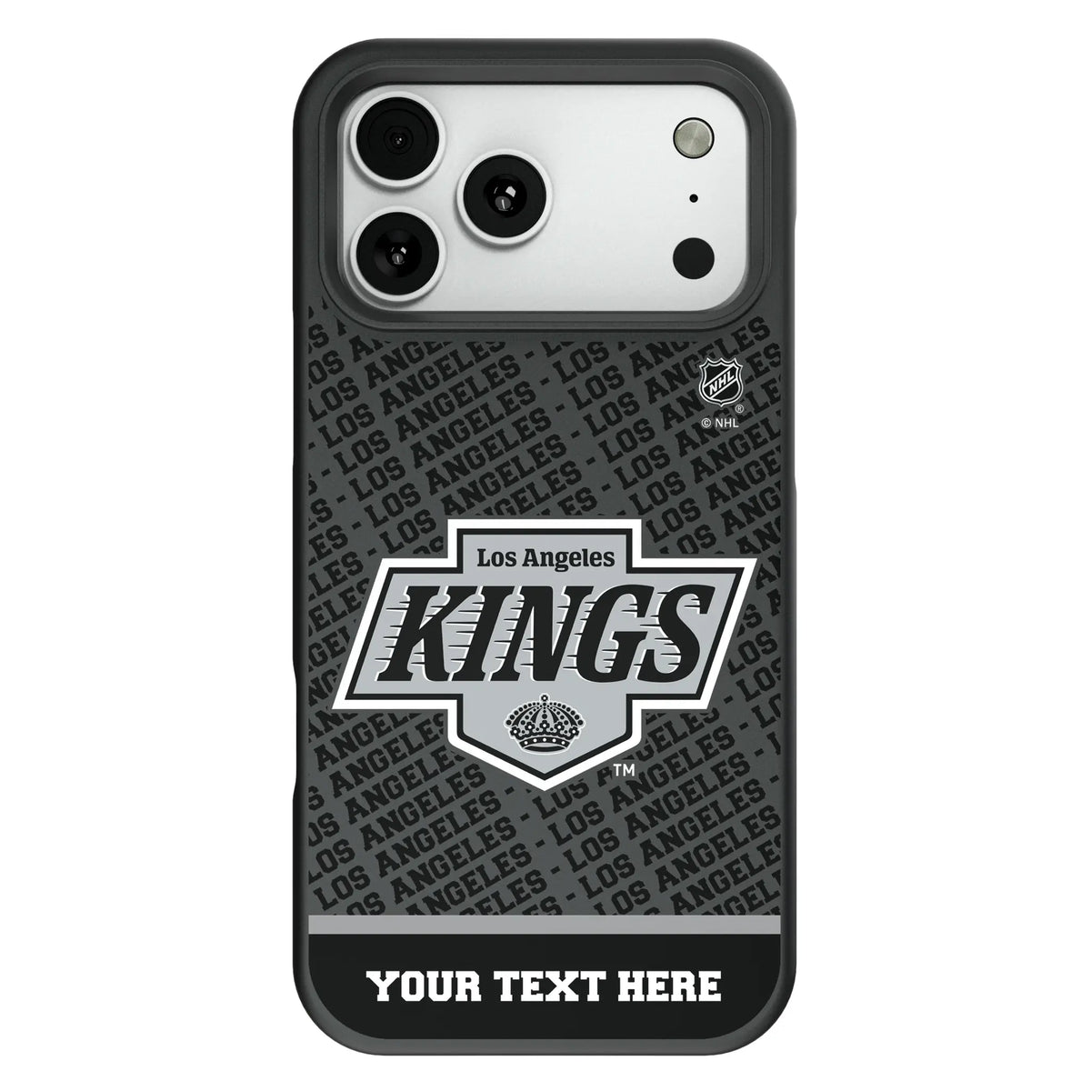 LA Kings Personalized EndZone Plus Bump Phone Case for Apple iPhone