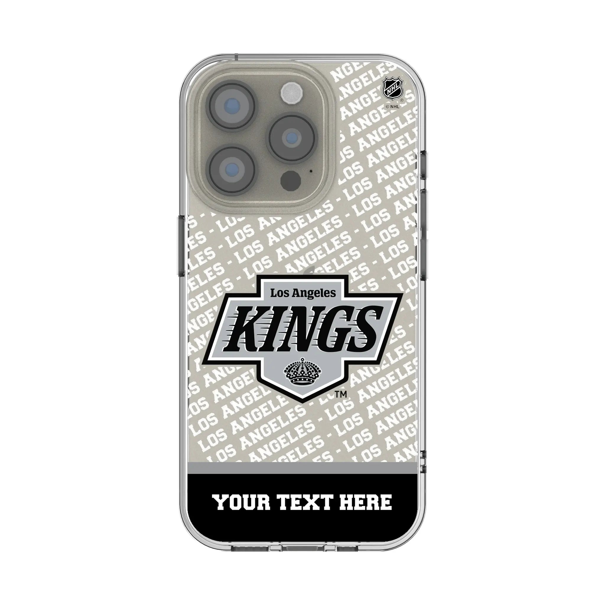 LA Kings Personalized EndZone Plus iPhone Clear Phone Case for Apple iPhone