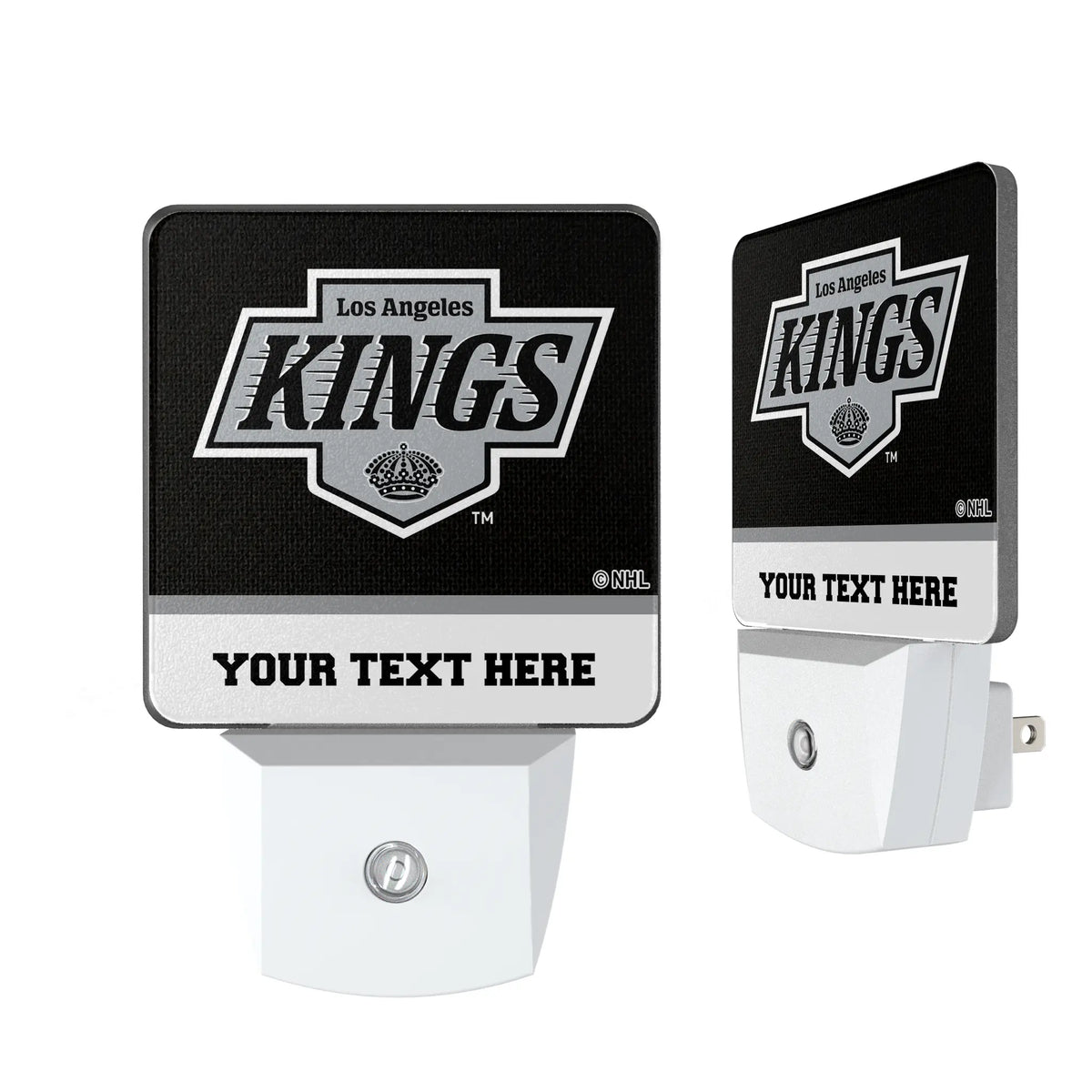LA Kings Personalized Endzone Solid Night Light 2-Pack