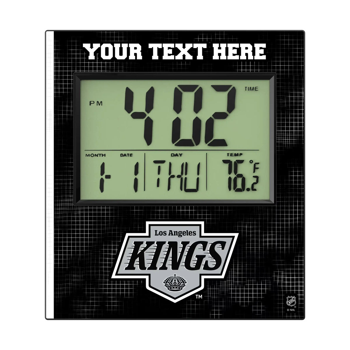 LA Kings Personalized Hatch Wall Clock