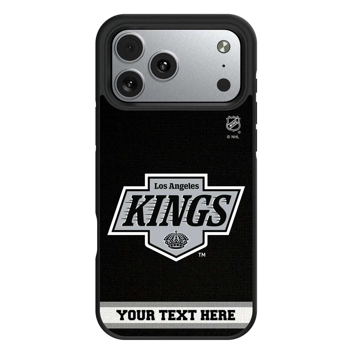 LA Kings Personalized Stripe iPhone Bump Phone Case for Apple iPhone#Device_iPhone 17 Pro Max
