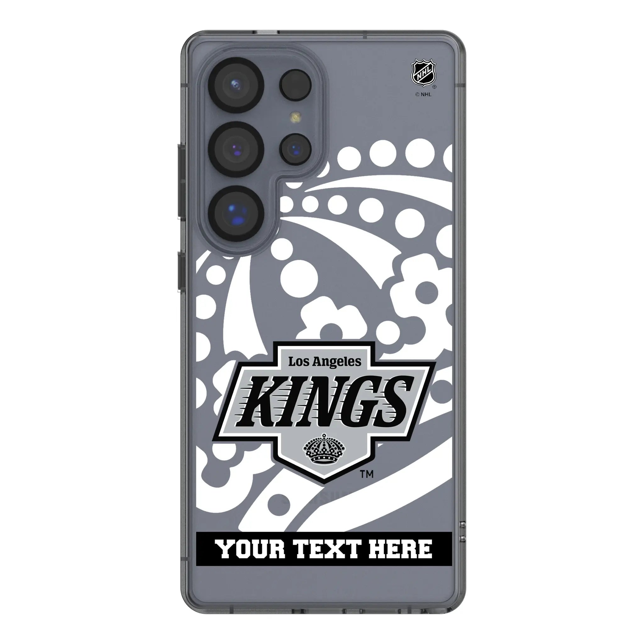 LA Kings Personalized Tilt Galaxy Clear Phone Case for Samsung Galaxy#Device_Galaxy S25 Ultra