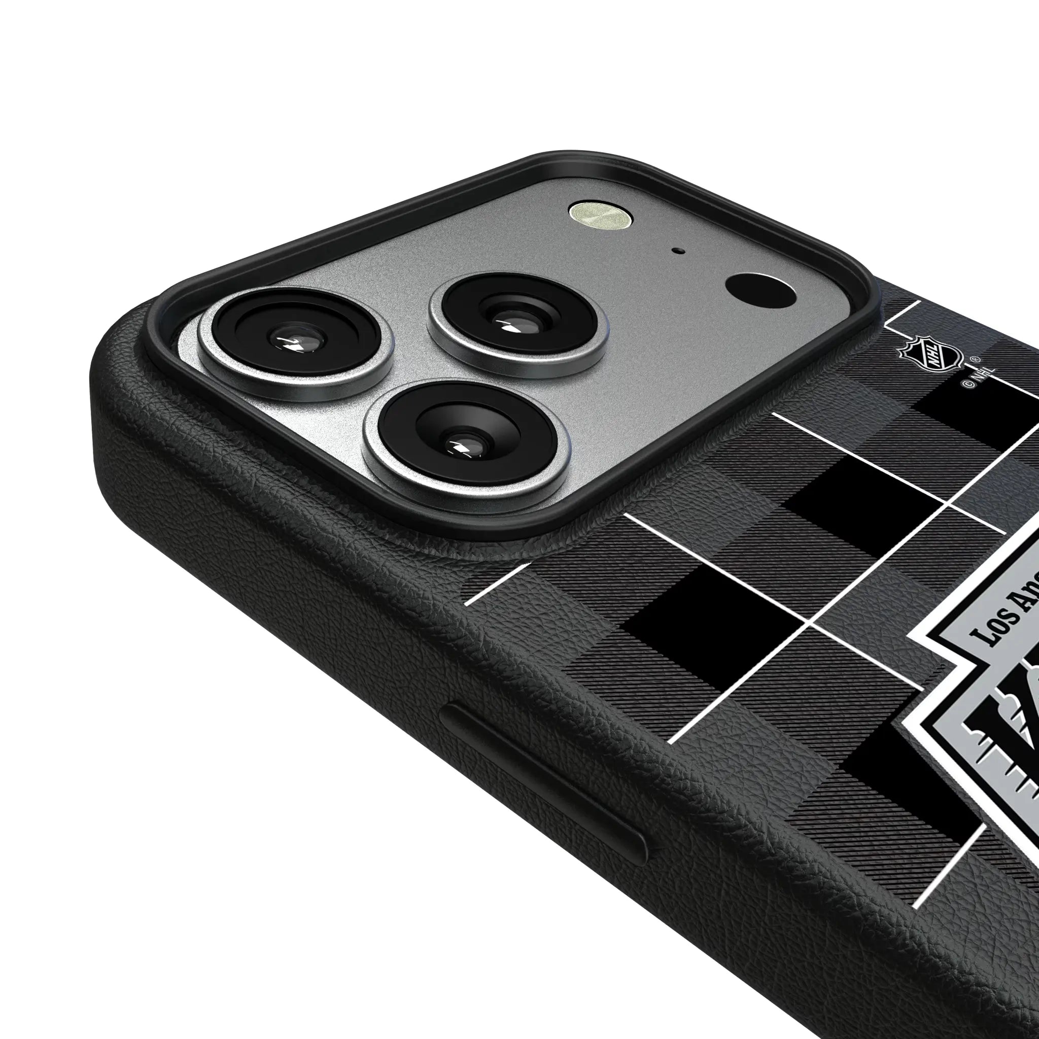 LA Kings Plaid iPhone MagSafe Compatible Phone Case for Apple iPhone - Detail#Device_iPhone 17 Pro