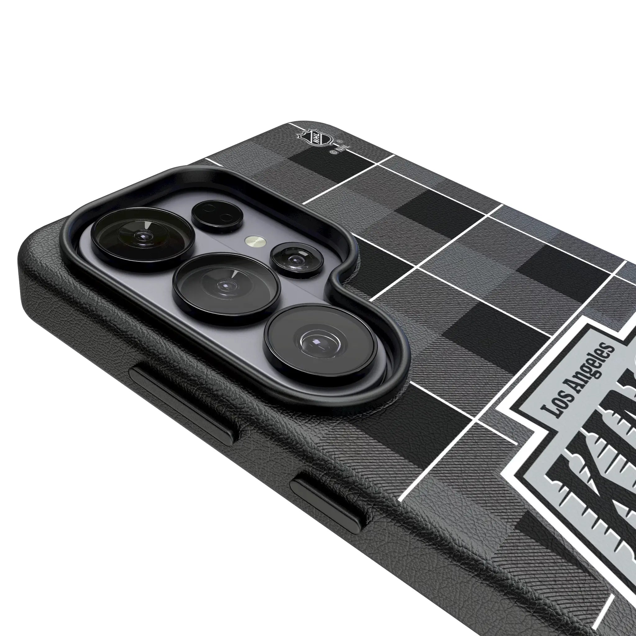 LA Kings Plaid Galaxy MagSafe Compatible Phone Case for Samsung Galaxy - Detail#Device_Galaxy S26 Ultra