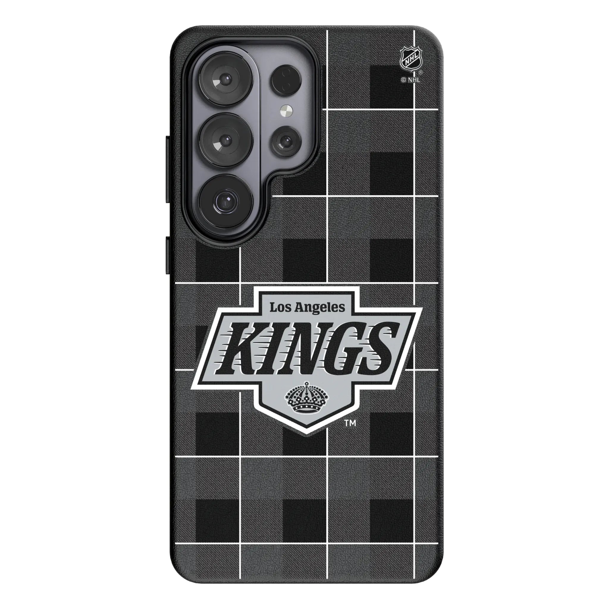 LA Kings Plaid Galaxy MagSafe Compatible Phone Case for Samsung Galaxy#Device_Galaxy S26 Ultra