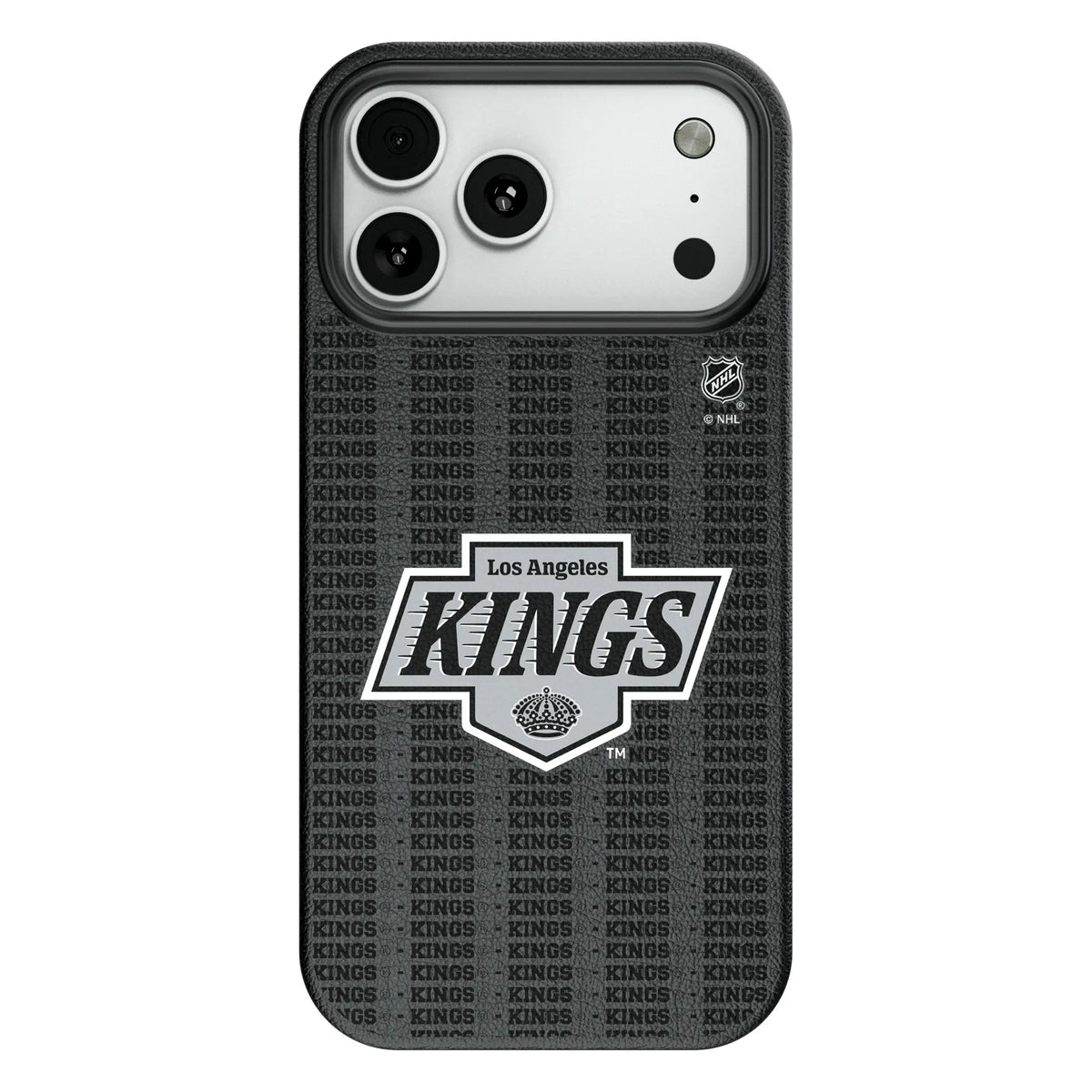 LA Kings Text Backdrop MagSafe Compatible Phone Case for Apple iPhone
