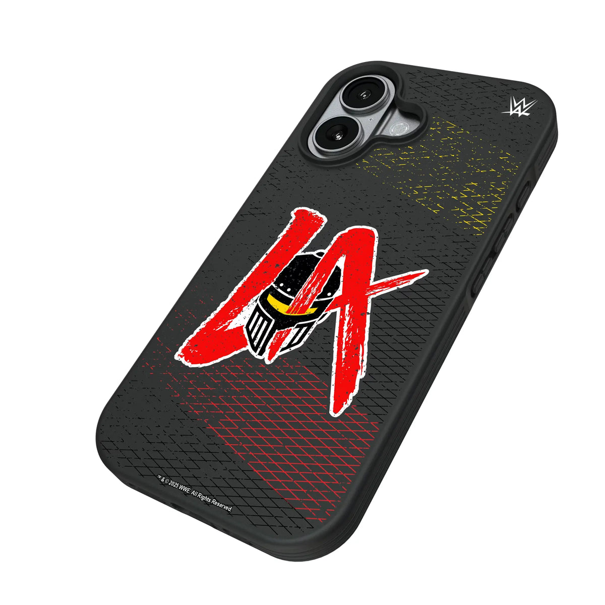 LA Knight Steel iPhone Bump Phone Case for Apple iPhone - Isometric View#Device_iPhone 17