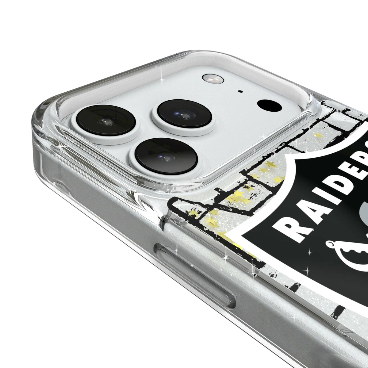Las Vegas Raiders Brick iPhone Glitter Phone Case for Apple iPhone - Detail#Device_iPhone 18 Pro
