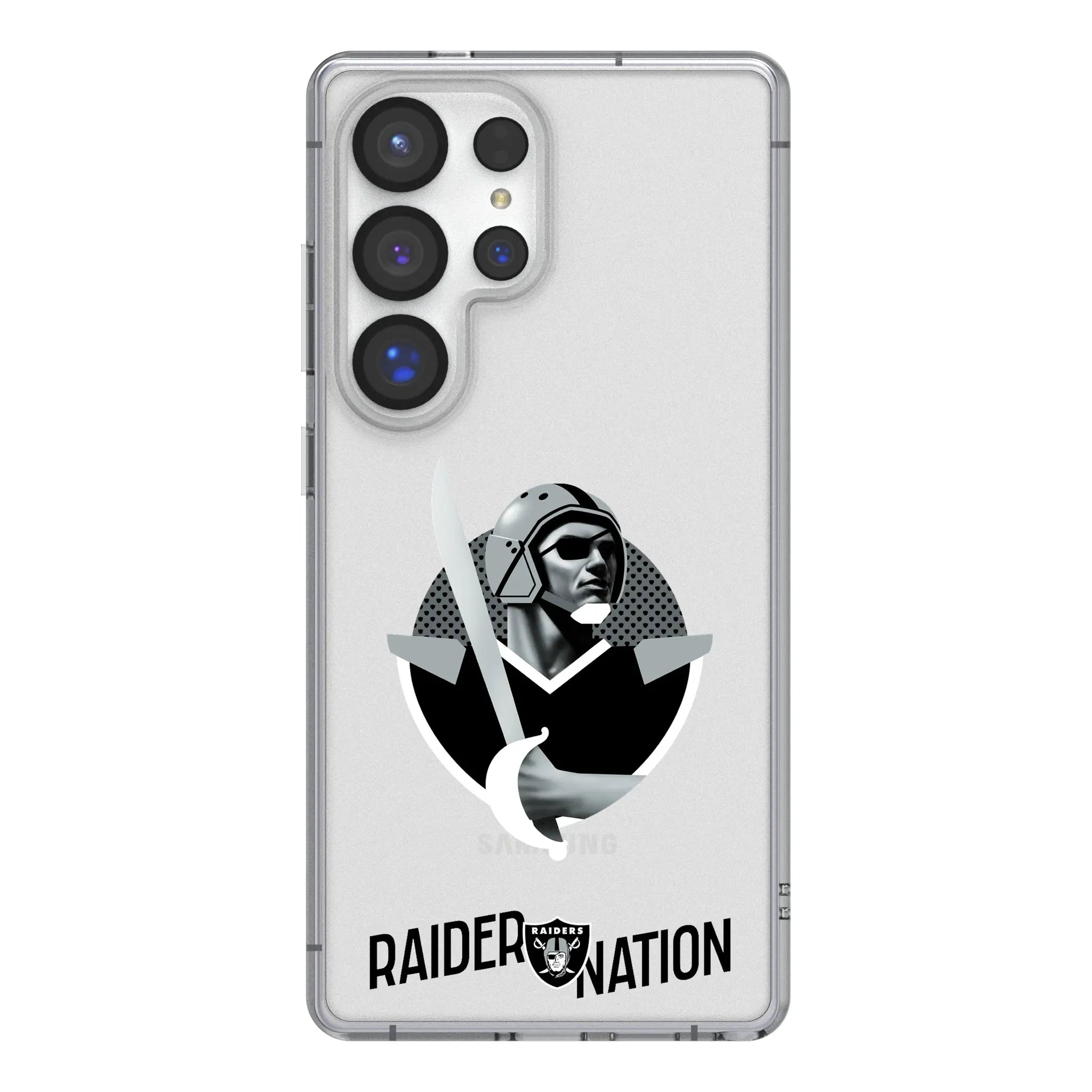 Las Vegas Raiders Deco Galaxy Clear Phone Case for Samsung Galaxy#Device_Galaxy S25 Ultra