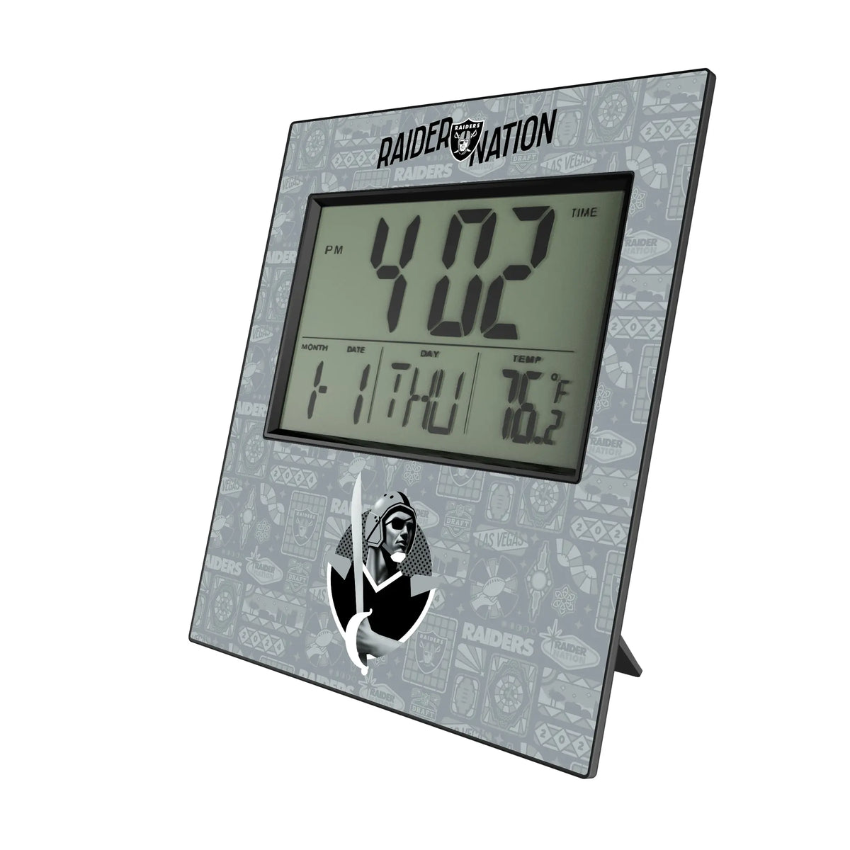 Las Vegas Raiders Deco Wall Clock