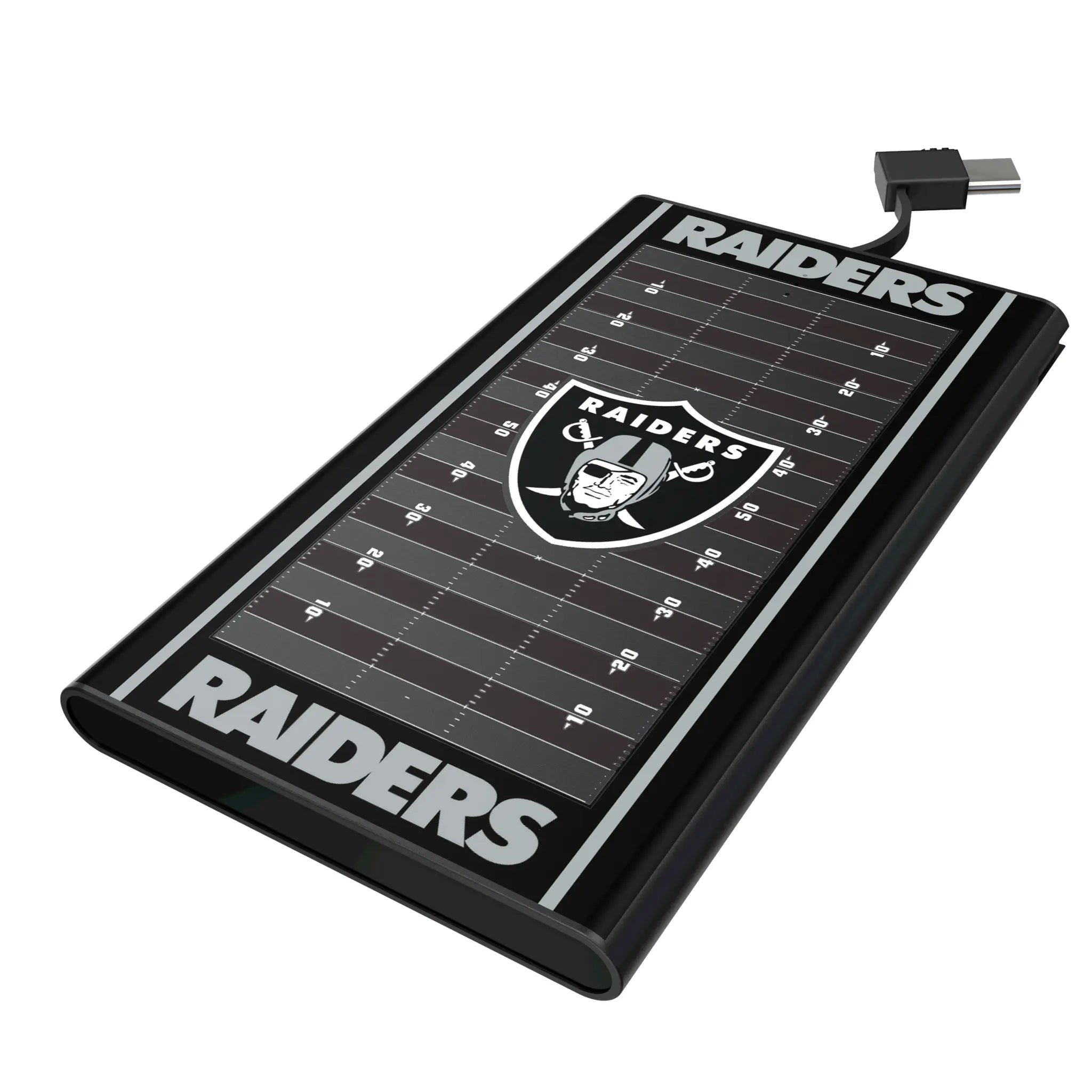 Las Vegas Raiders Field 5000mAh Flat Power Bank
