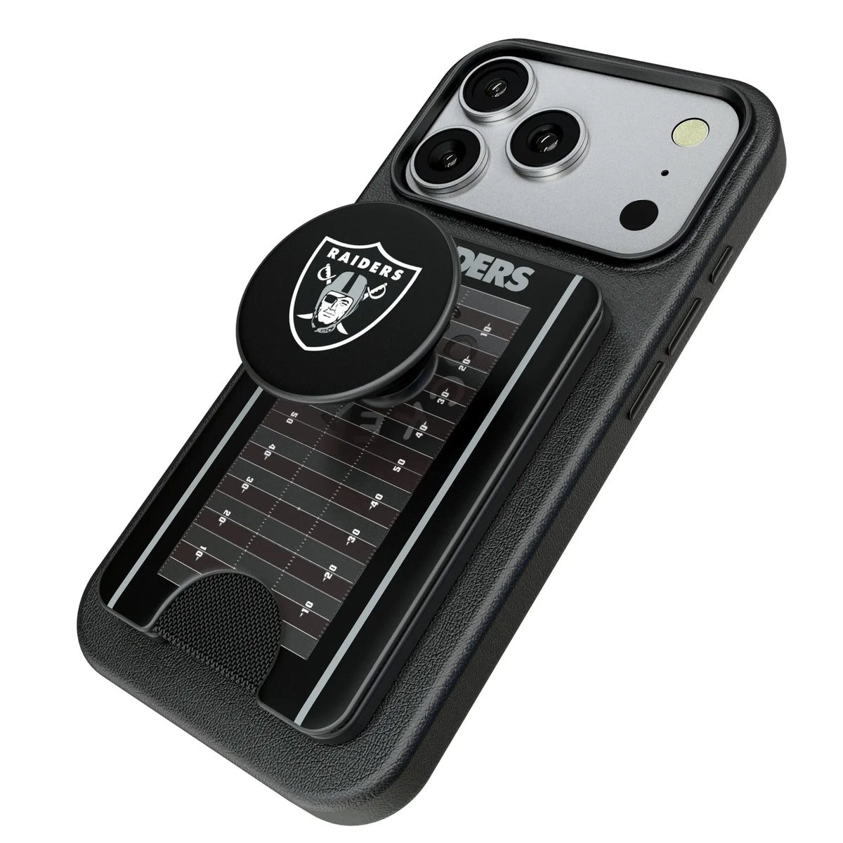 Las Vegas Raiders Field Popsockets Wallet Magnetic - Isometric View
