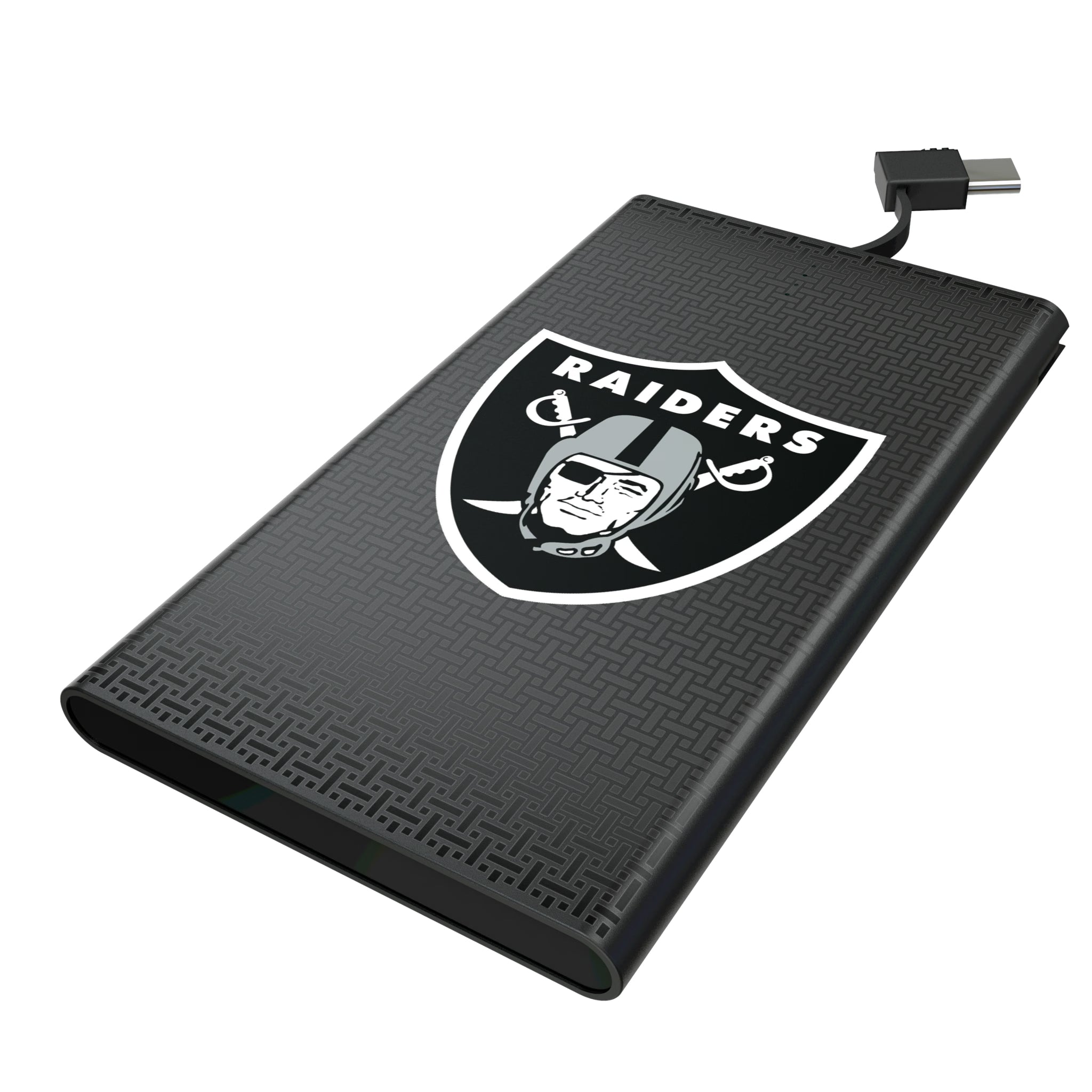 Las Vegas Raiders Linen 5000mAh Flat Powerbank