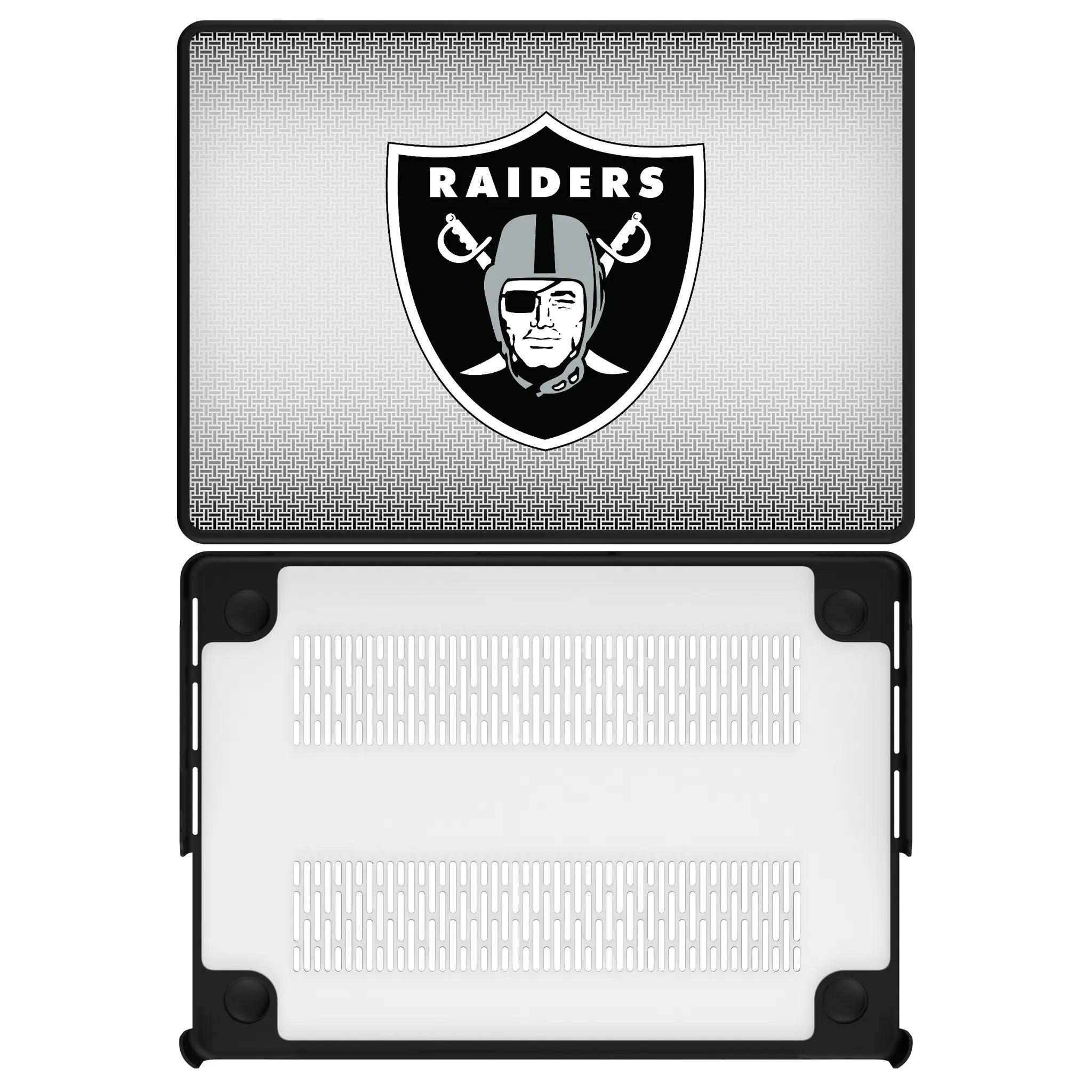 Las Vegas Raiders Linen MacBook Laptop Case for Apple MacBook