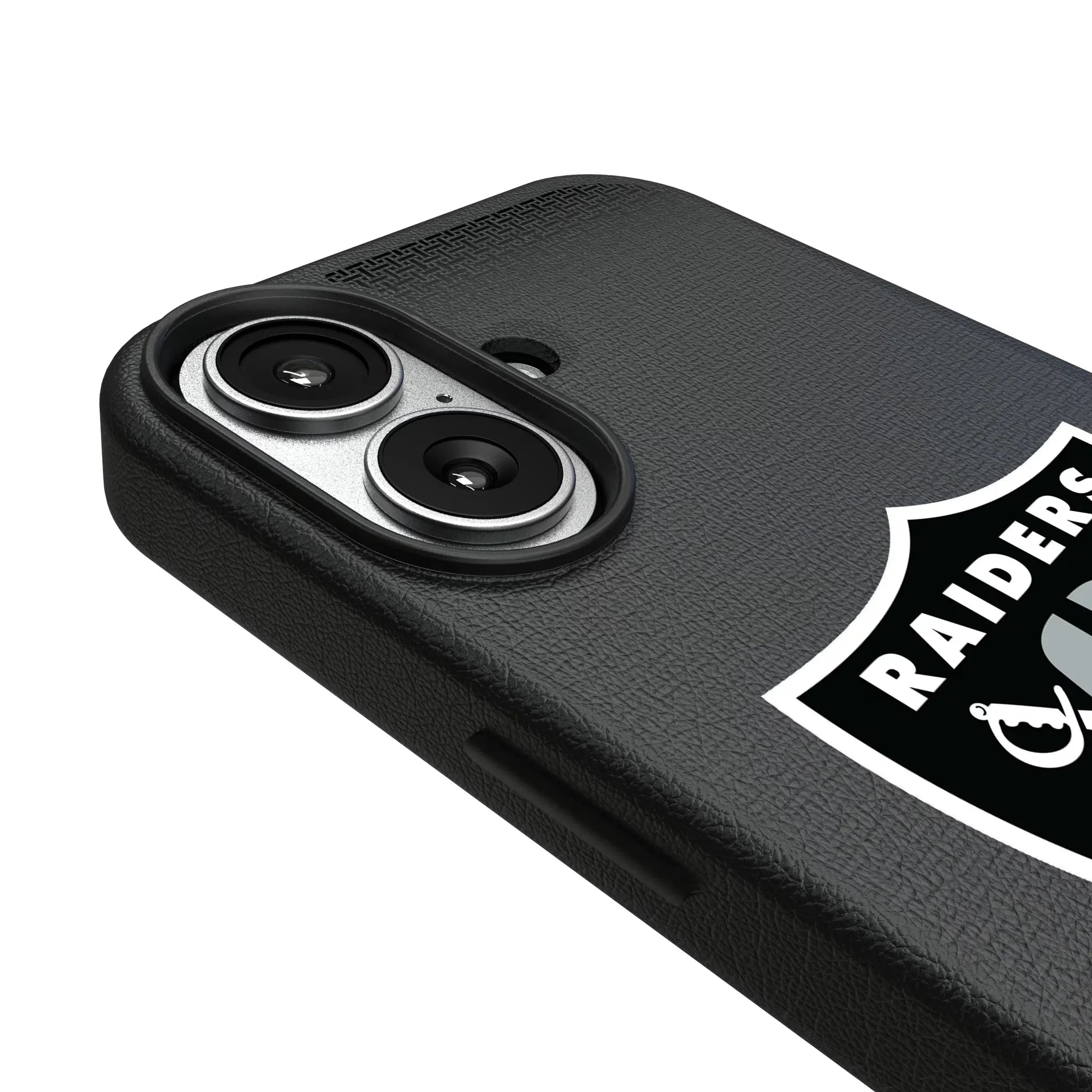 Las Vegas Raiders Linen iPhone MagSafe Compatible Phone Case for Apple iPhone - Detail#Device_iPhone 17