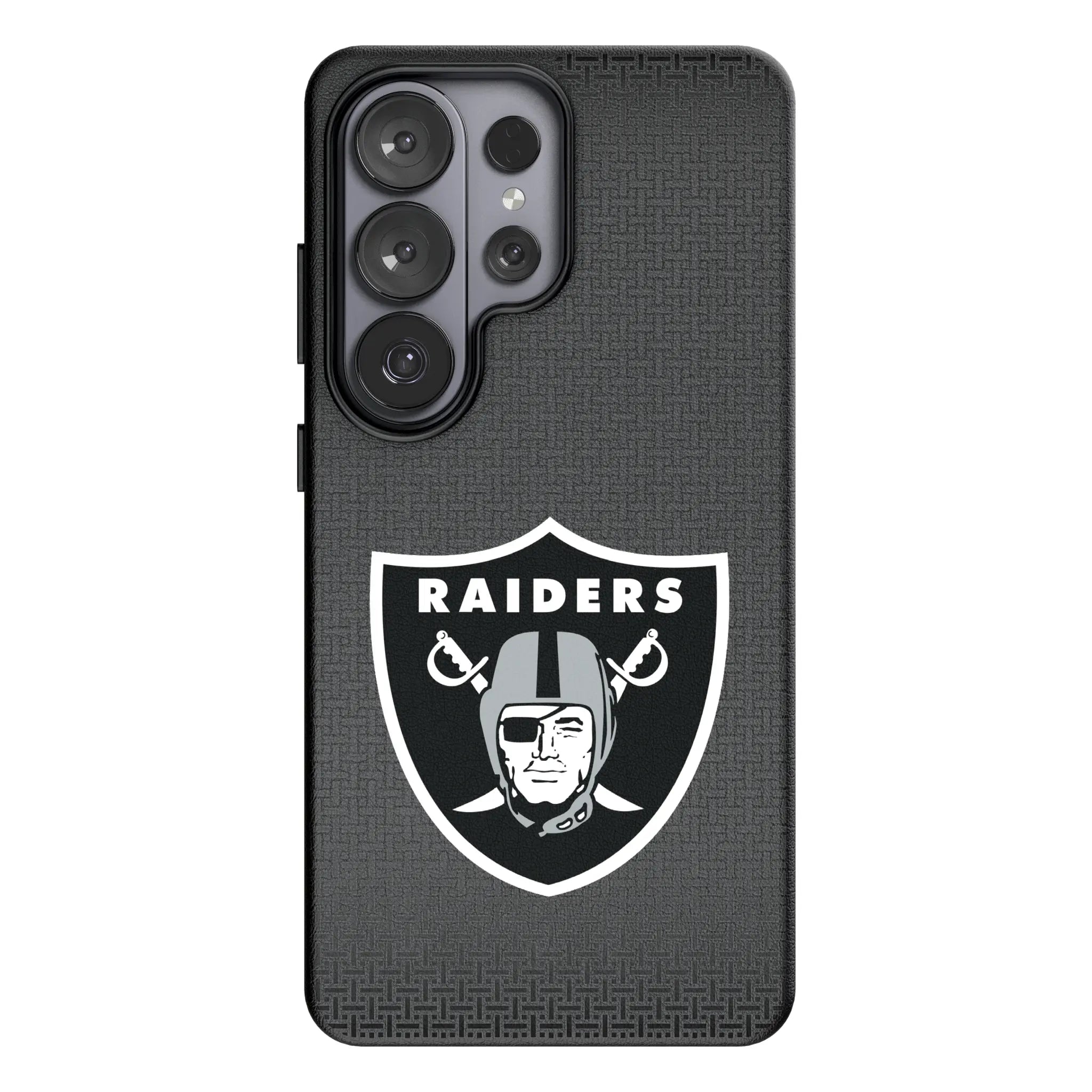 Las Vegas Raiders Linen Galaxy MagSafe Compatible Phone Case for Samsung Galaxy#Device_Galaxy S26 Ultra