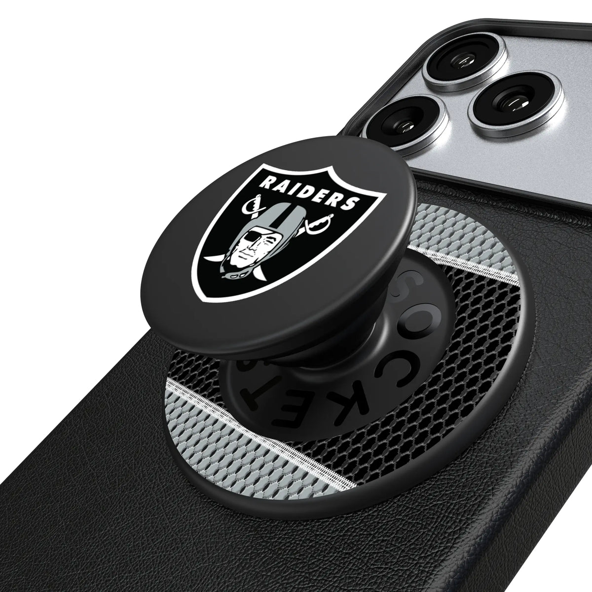 Las Vegas Raiders Mesh Popsockets Round Magnetic