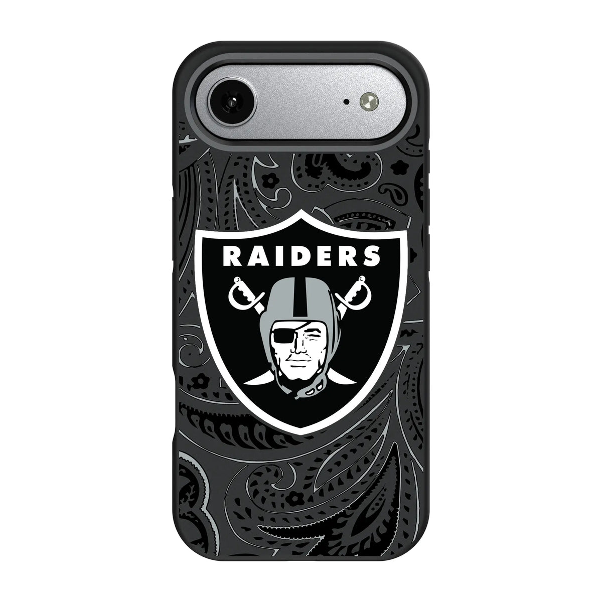 Las Vegas Raiders Paisley iPhone Bump Phone Case for Apple iPhone#Device_iPhone Air