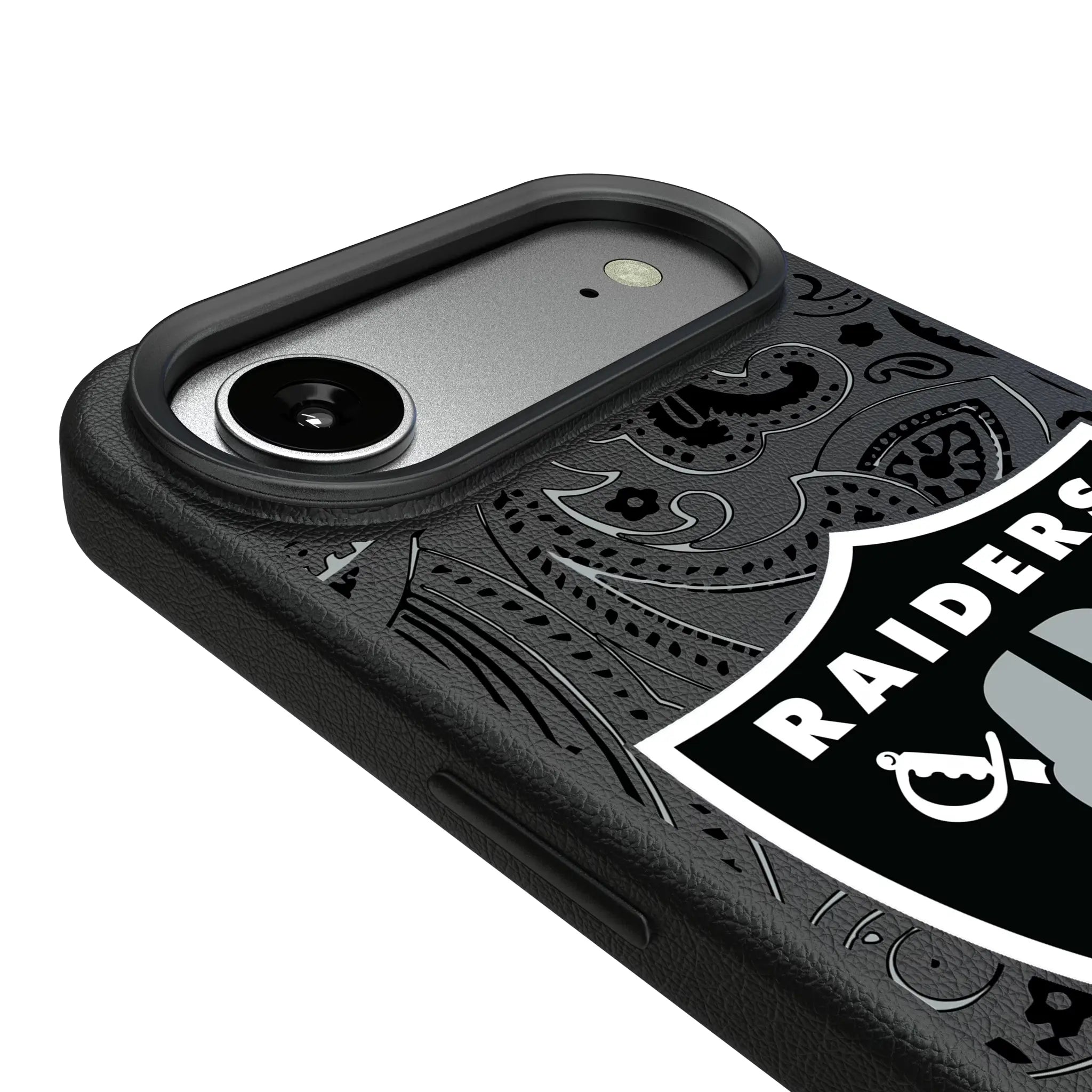 Las Vegas Raiders Paisley iPhone MagSafe Compatible Phone Case for Apple iPhone - Detail#Device_iPhone Air