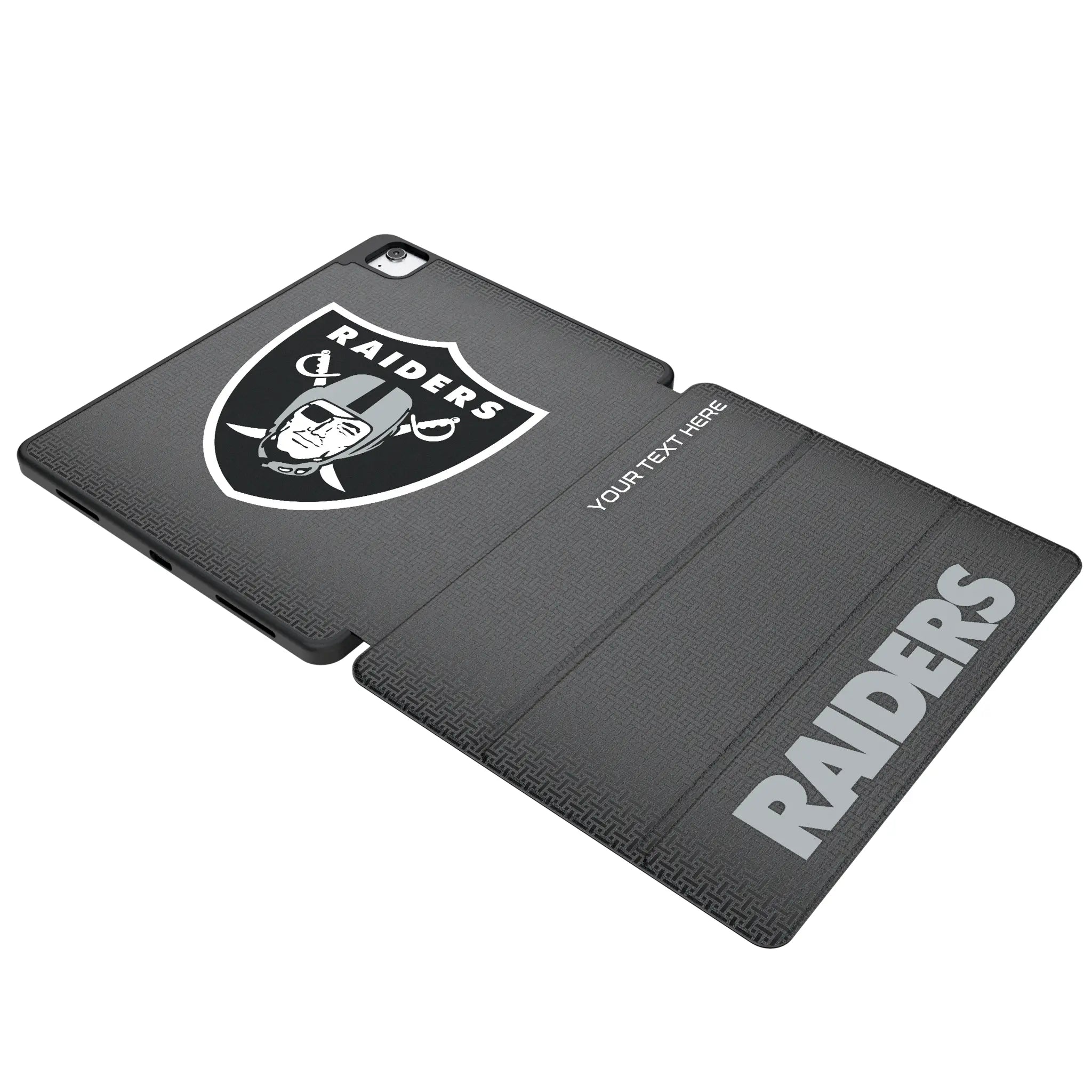 Las Vegas Raiders Personalized Linen iPad Tablet Case for Apple iPad