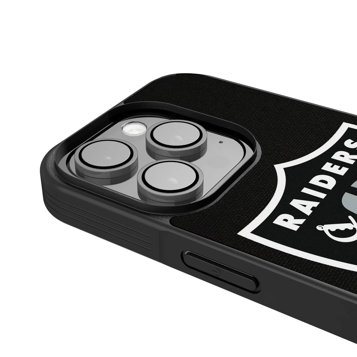 Las Vegas Raiders Personalized Stripe iPhone Bump Phone Case for Apple iPhone - Detail