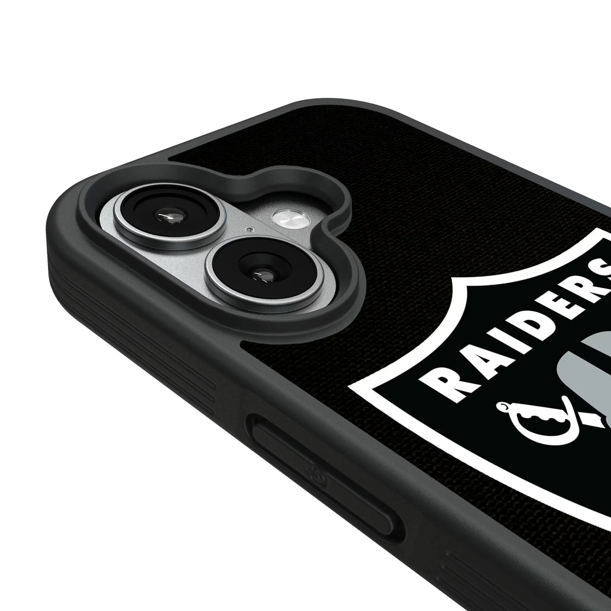 Las Vegas Raiders Personalized Stripe iPhone Bump Phone Case for Apple iPhone - Detail#Device_iPhone 17