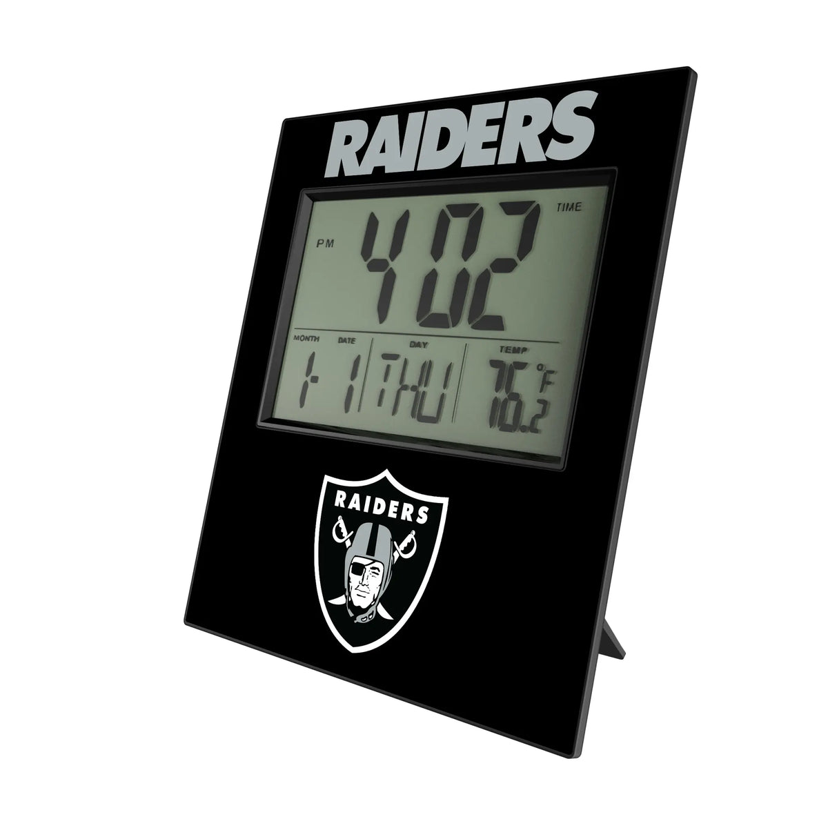 Las Vegas Raiders Quadtile Wall Clock