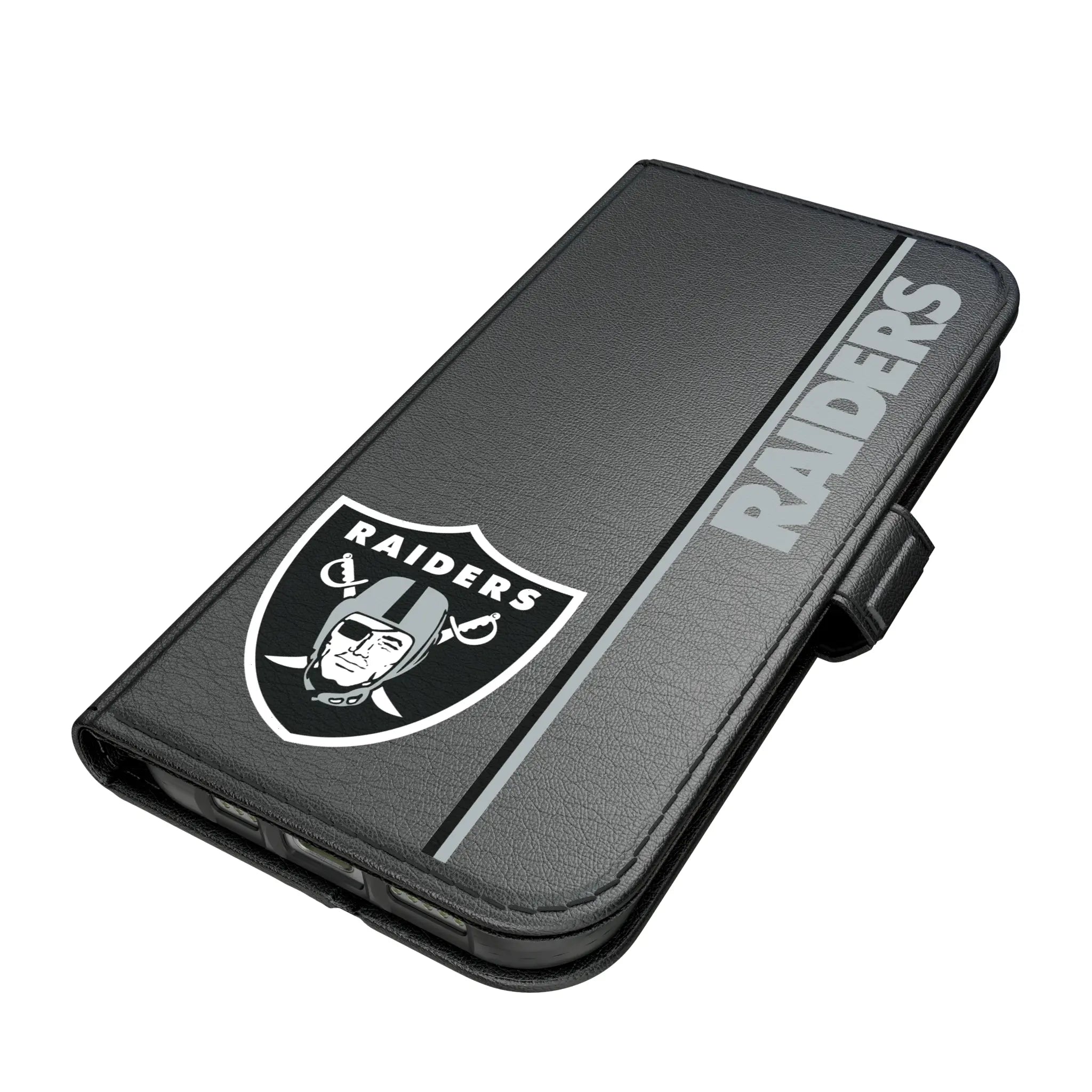 Las Vegas Raiders Sidebar iPhone Folio Phone Case for Apple iPhone#Device_iPhone 17