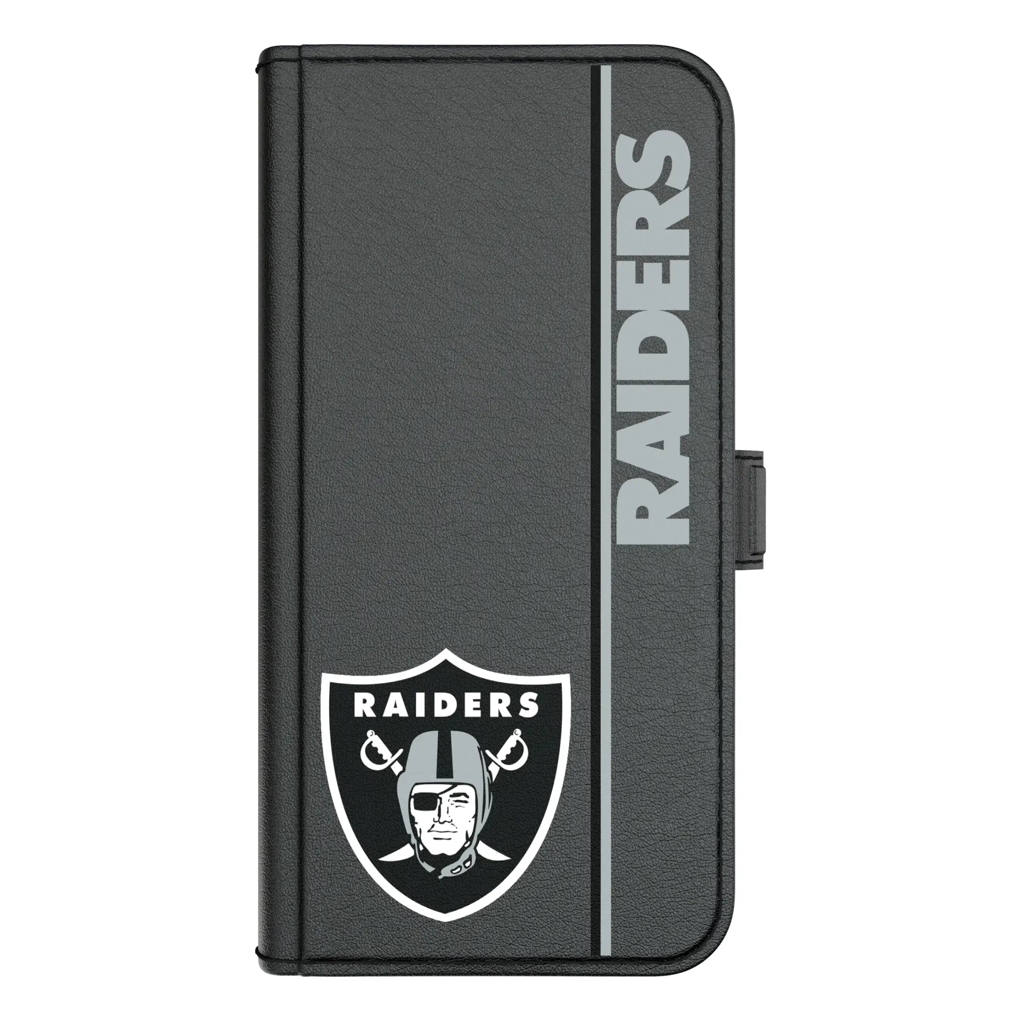 Las Vegas Raiders Sidebar iPhone Folio Phone Case for Apple iPhone#Device_iPhone 17 Pro Max