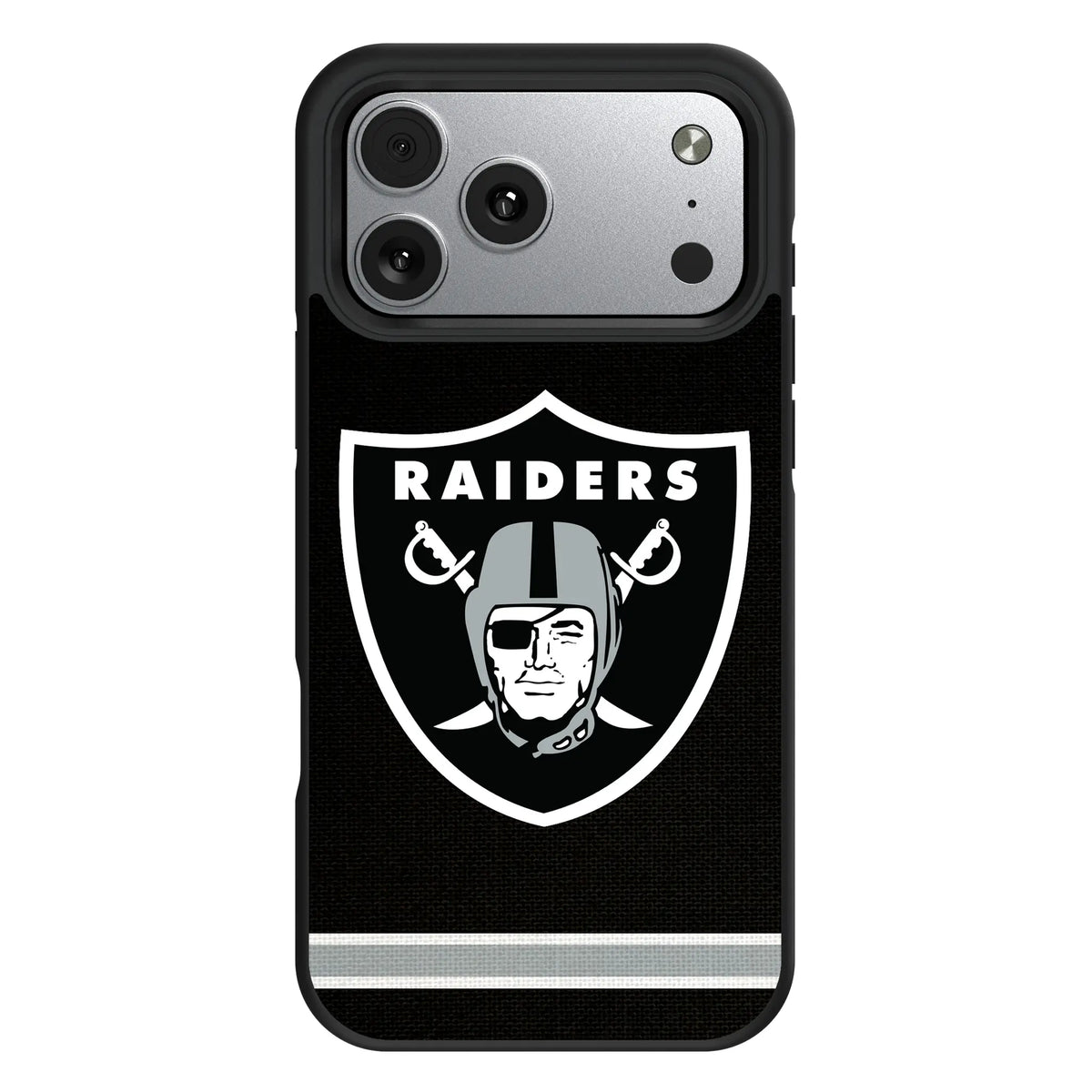 Las Vegas Raiders Stripe iPhone Bump Phone Case for Apple iPhone#Device_iPhone 17 Pro Max