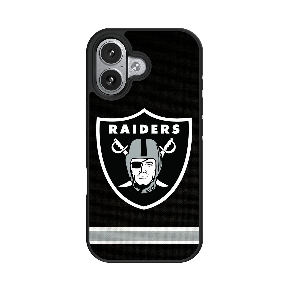Las Vegas Raiders Stripe iPhone Bump Phone Case for Apple iPhone#Device_iPhone 17