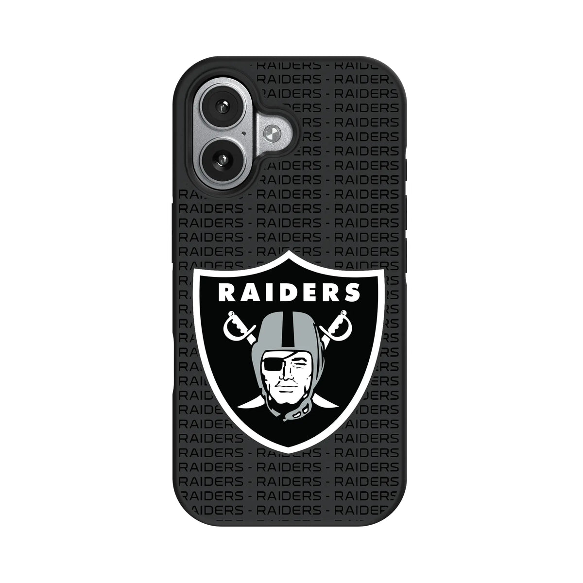 Las Vegas Raiders Text Backdrop iPhone Bump Phone Case for Apple iPhone#Device_iPhone 17