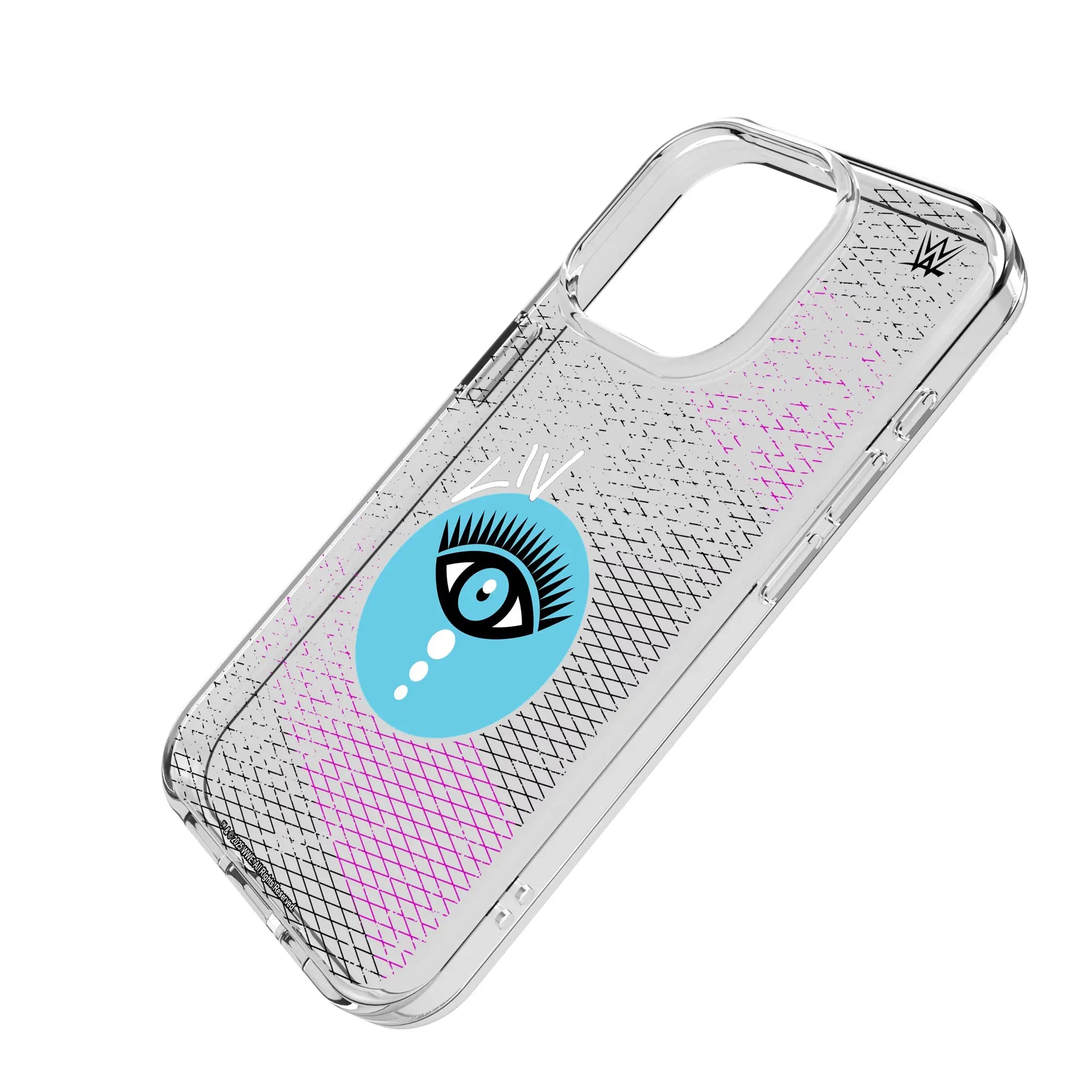 Liv Morgan Steel iPhone Clear Phone Case for Apple iPhone - Isometric View