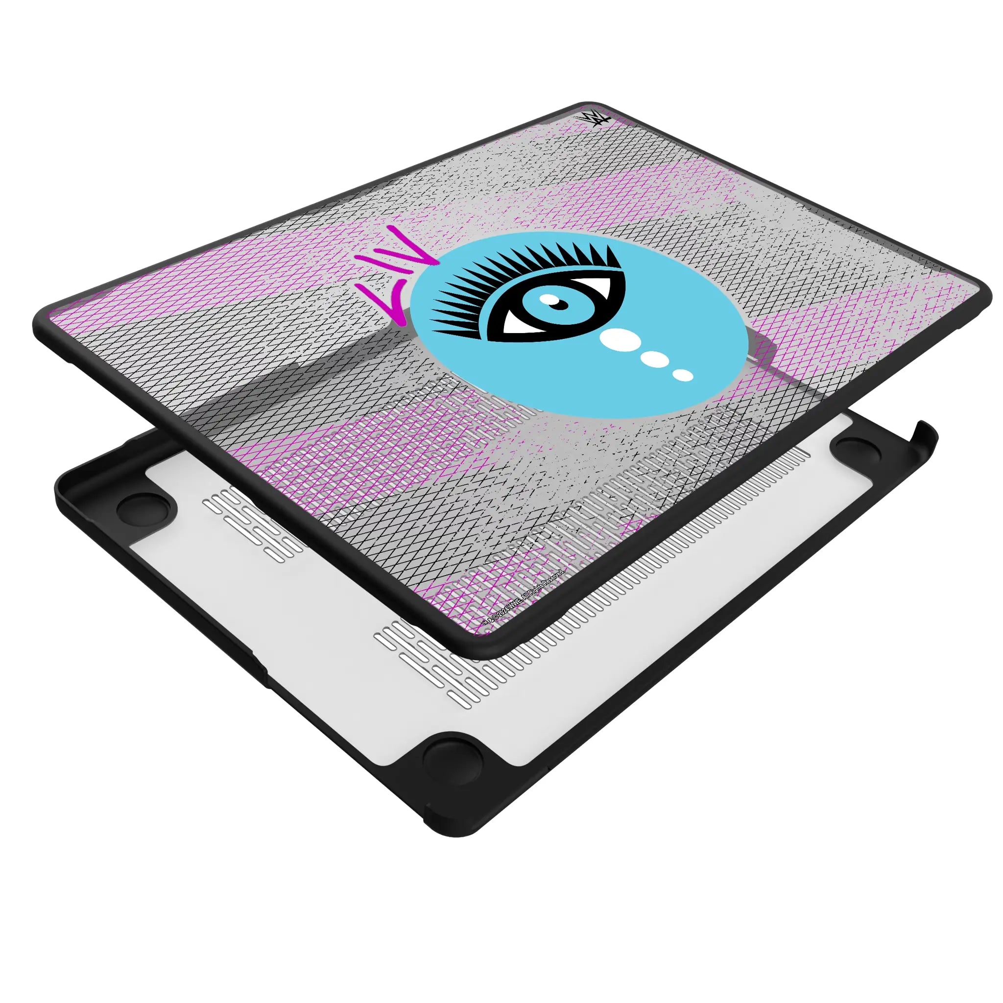 Liv Morgan Steel MacBook Laptop Case for Apple MacBook - Isometric View