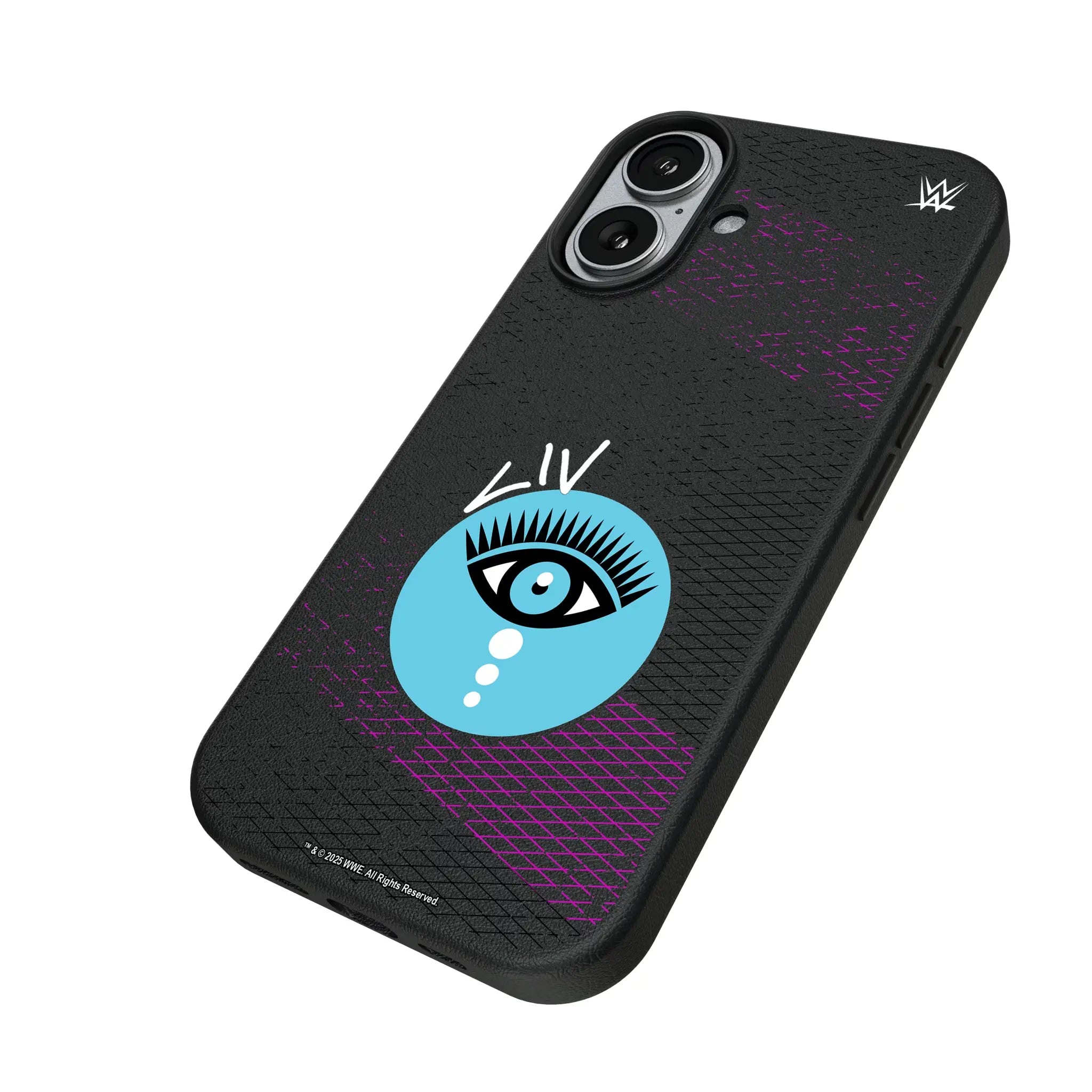 Liv Morgan Steel iPhone MagSafe Compatible Phone Case for Apple iPhone - Isometric View#Device_iPhone 17