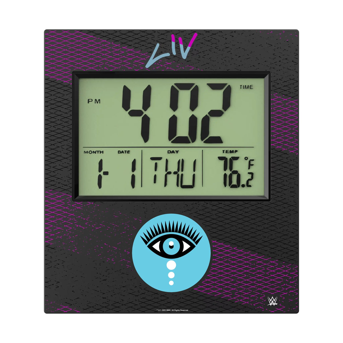 Liv Morgan Steel Wall Clock