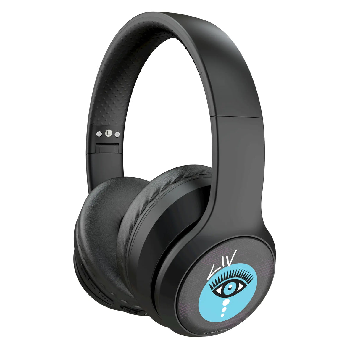 Liv Morgan Steel Wireless Over-Ear Headphones With Case