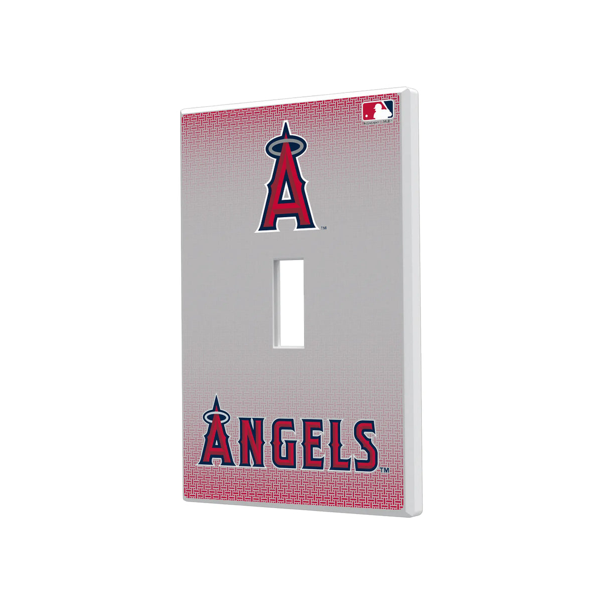 Los Angeles Angels Linen Hidden-Screw Light Switch Plate#Style_Single Toggle